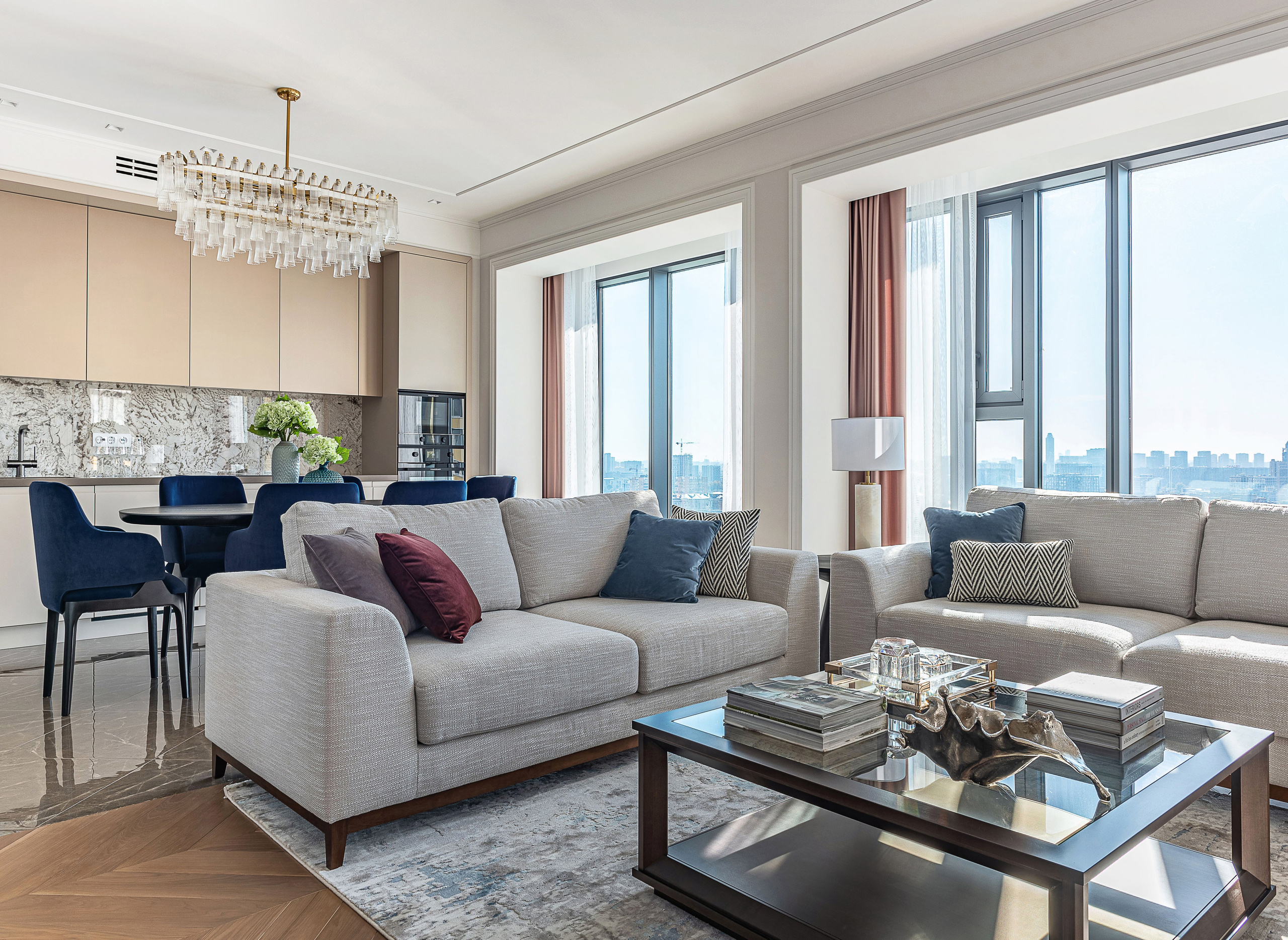 ЖК Скай хаус 2. Дизайн интерьера в Москве