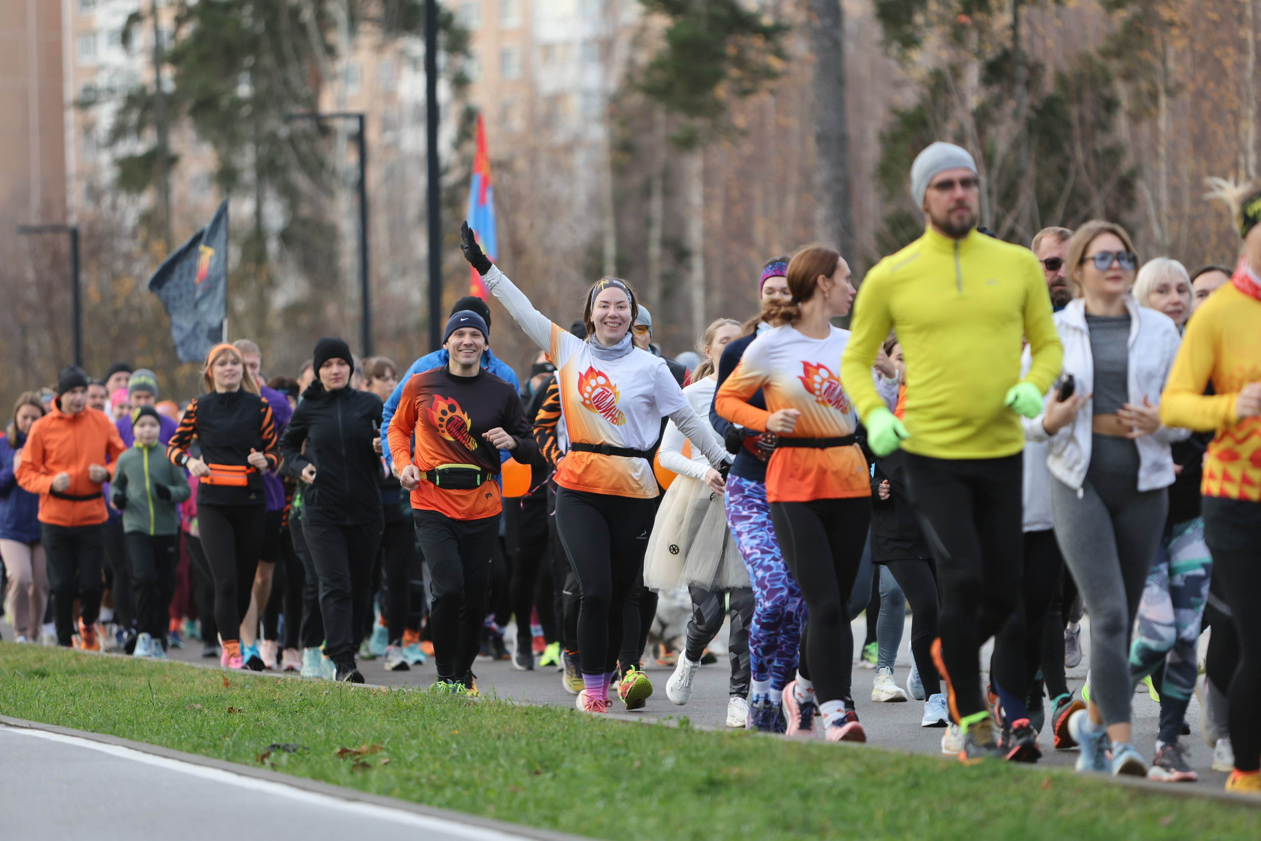 5 вёрст в Пестовском парке (Балашиха), 08.11.25. Фотограф Сергей Ловкий