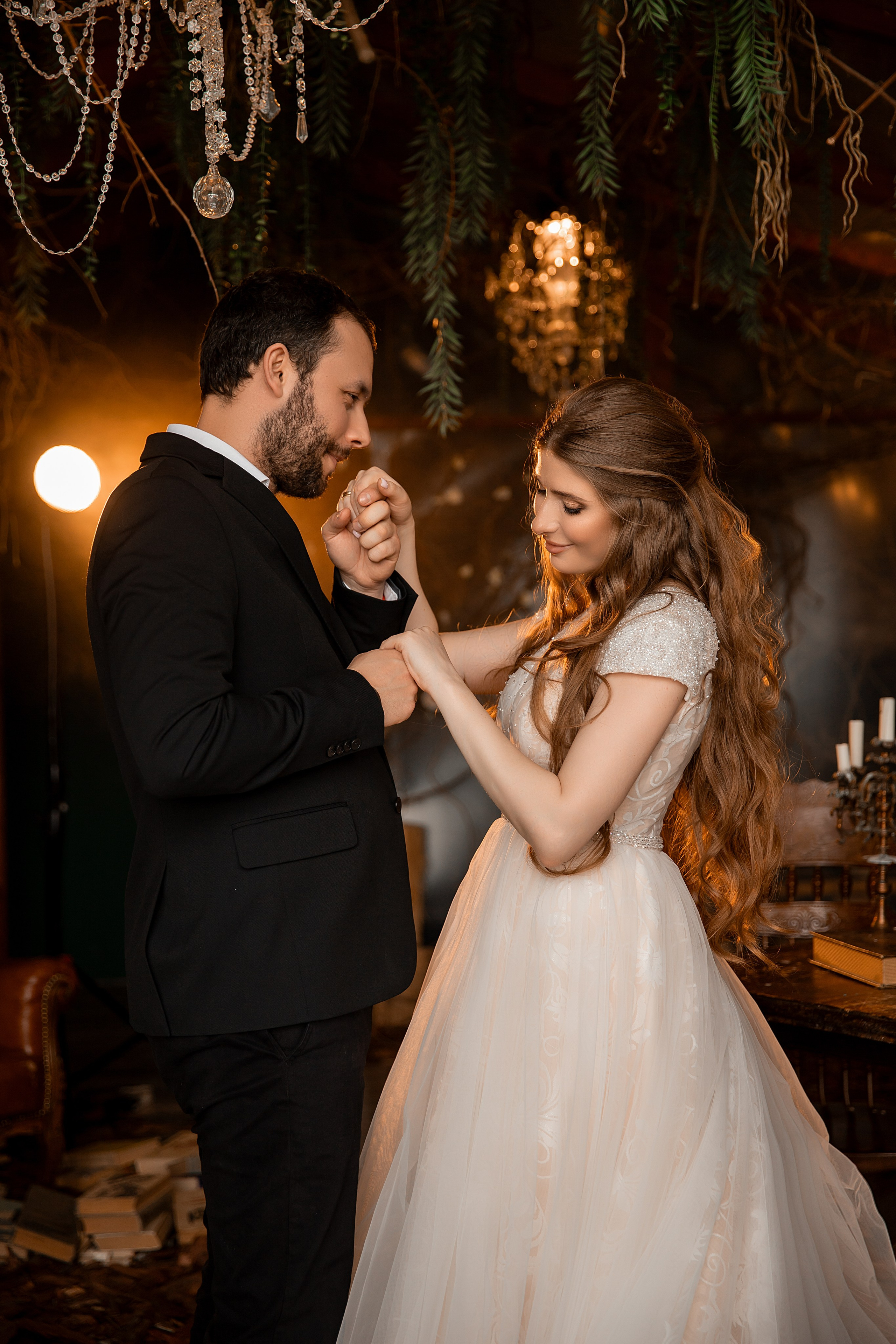 Свадебная история в фотозале Теплица. Семейный и индивидуальный фотограф в Ростове-на-Дону