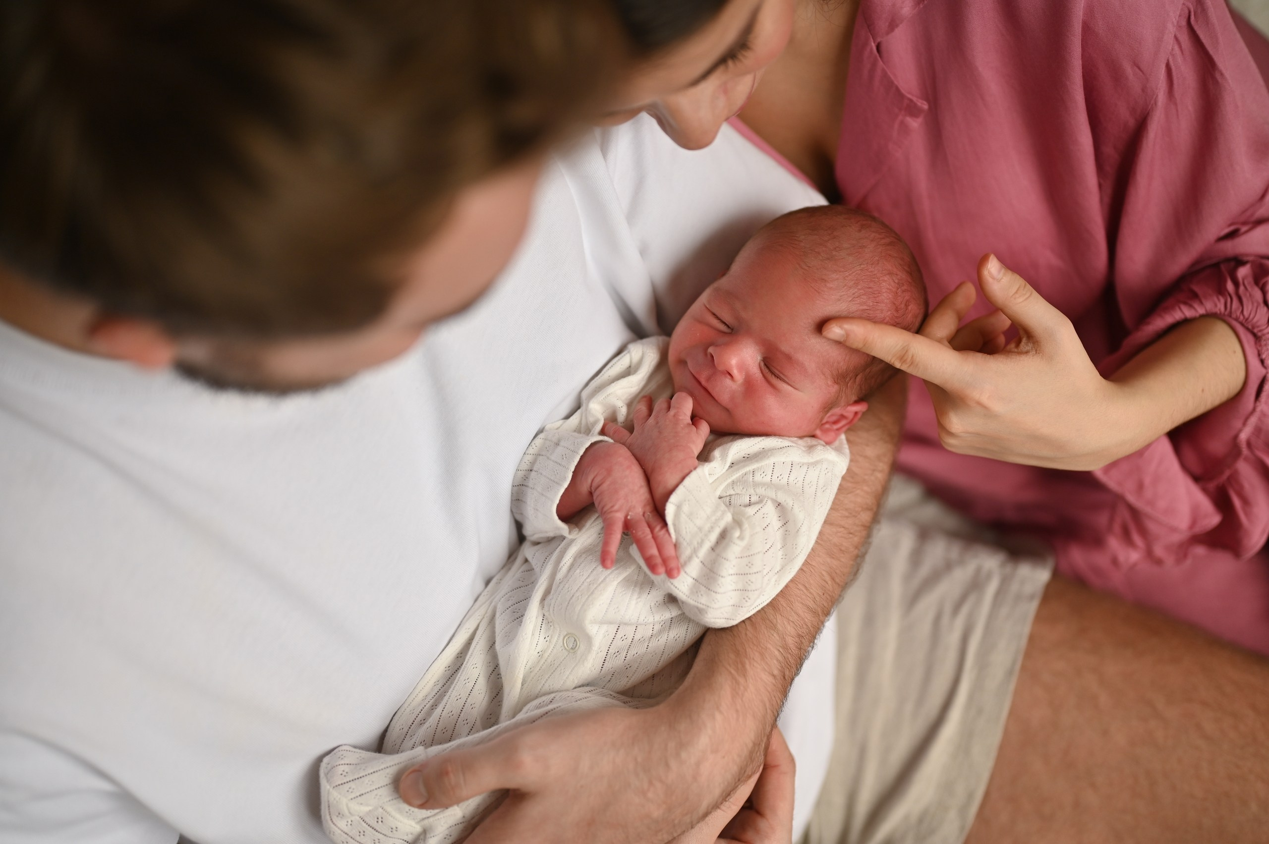 Семейная newborn-фотосессия