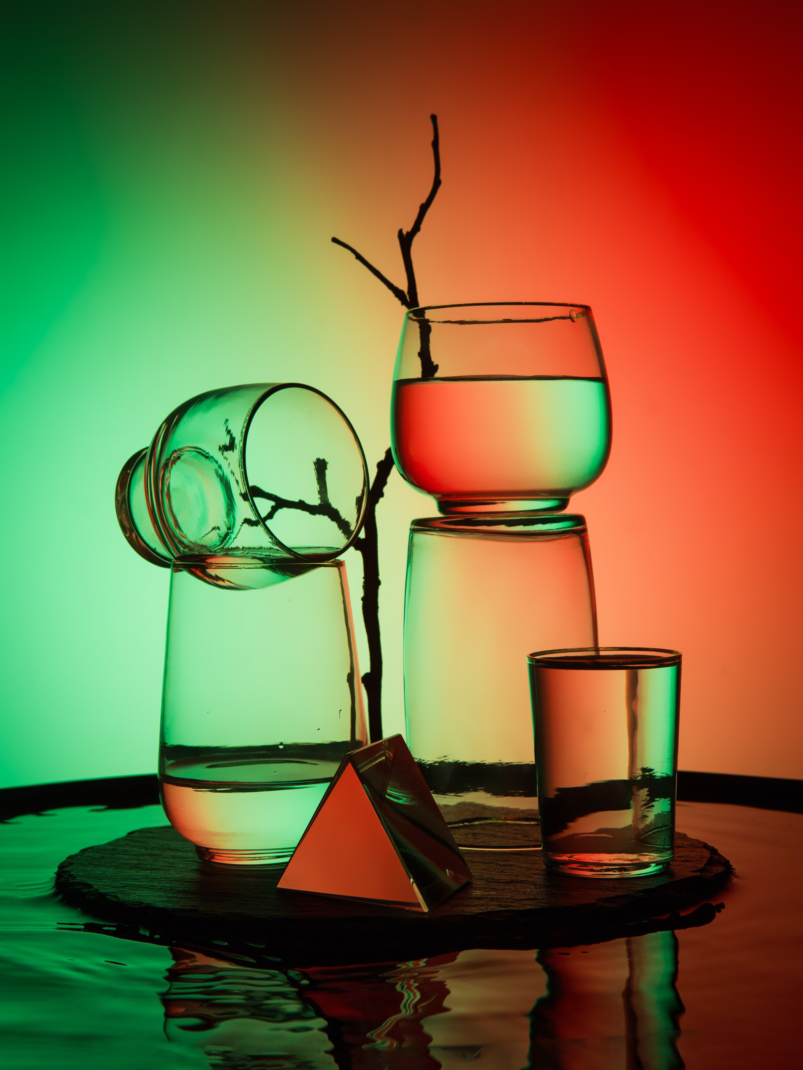 Рекламные фото. Стекло. Фотограф Мария Кольцова