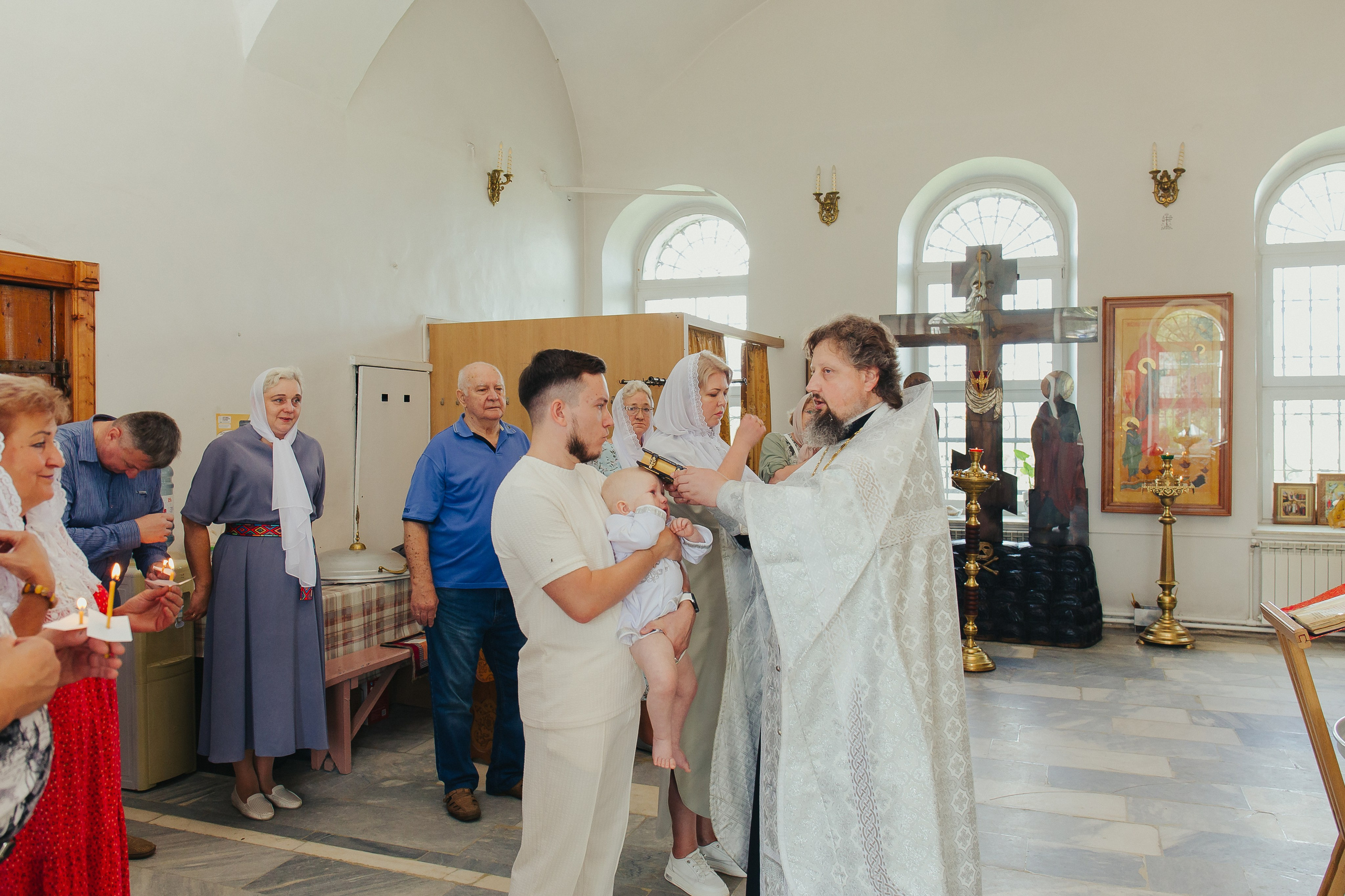 Фотосъемка Крещения в Сергиевом Посаде. Фотограф новорожденных и детский в Сергиевом Посаде Кругликова Юлия