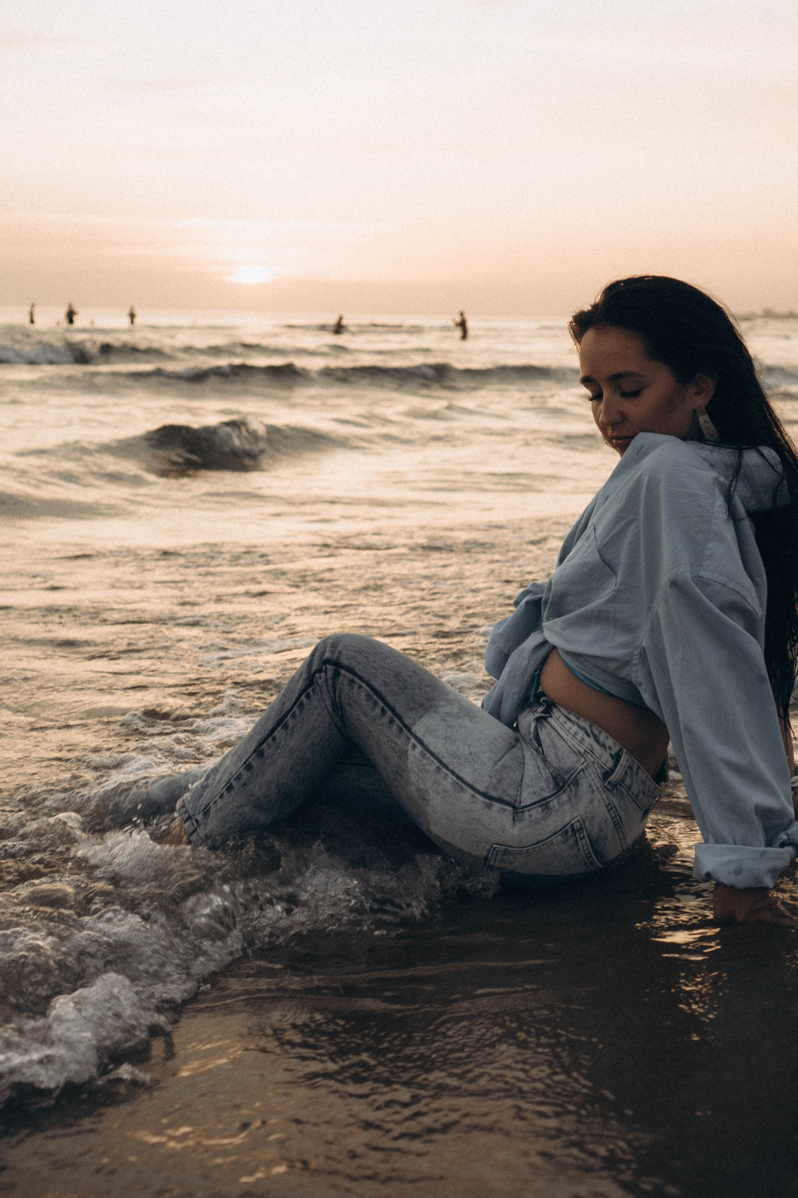 Июльский вечер на берегу черного моря. Профессиональный фотограф, Санкт-Петербург — Виктория Богомолова