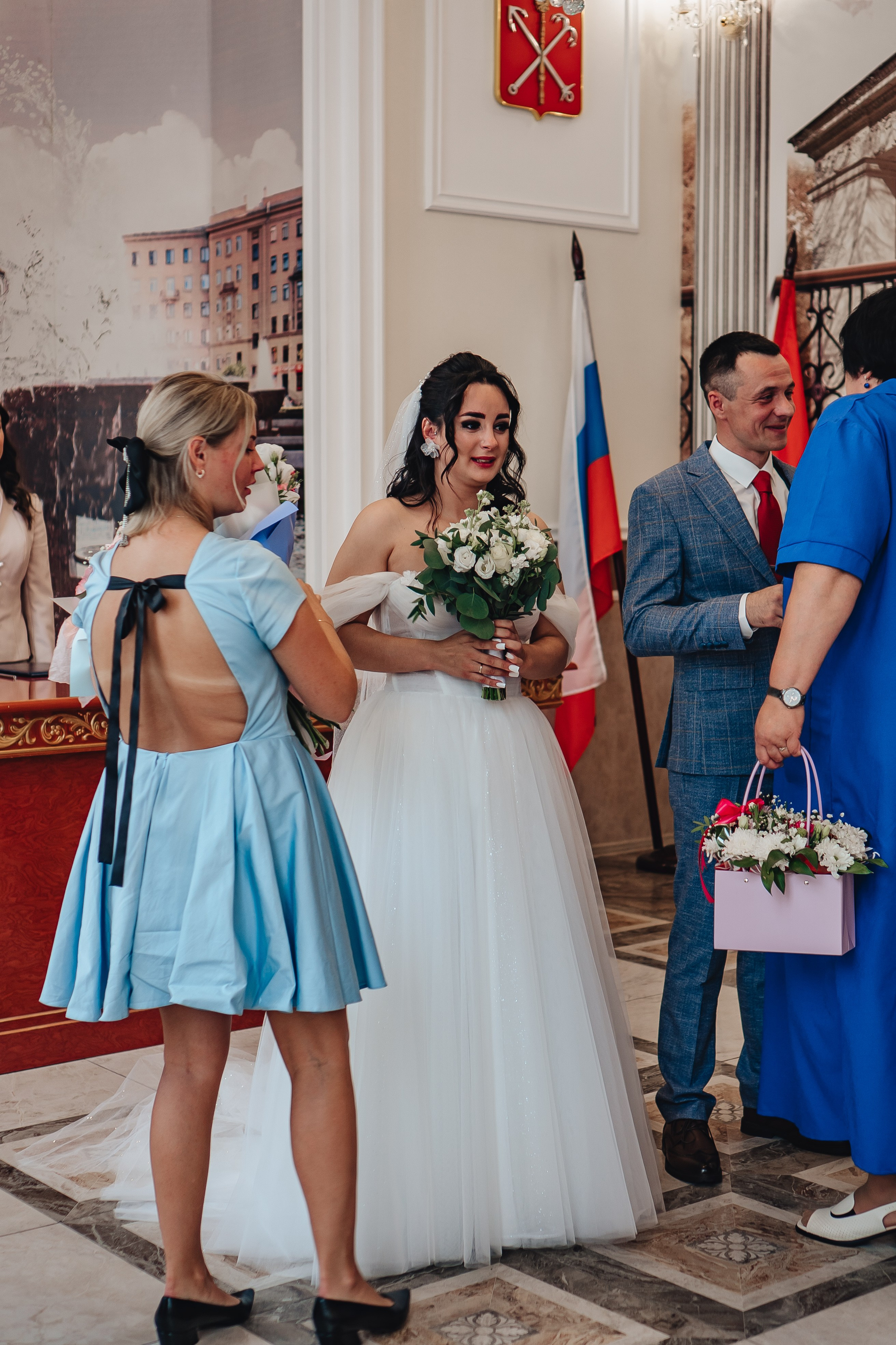 СВАДЕБНАЯ СЬЕМКА В ЗАГСЕ НА МОСКОВСКОМ ПРОСПЕКТЕ. Профессиональный фотограф, Санкт-Петербург — Виктория Богомолова