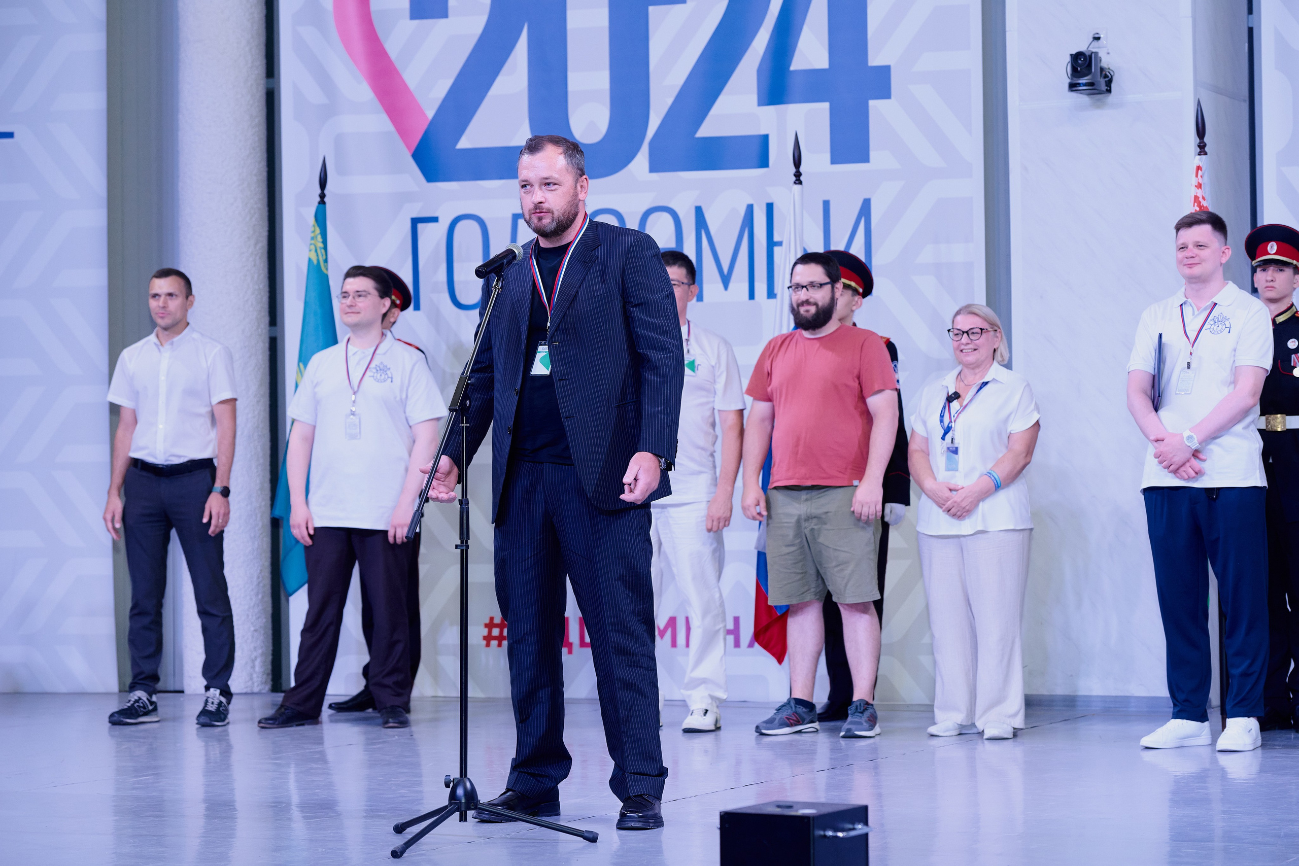 Открытие смены «Юный Геолог». ВДЦ «Смена» Авугст 2024 Анапа. Фотограф Роман Адлер