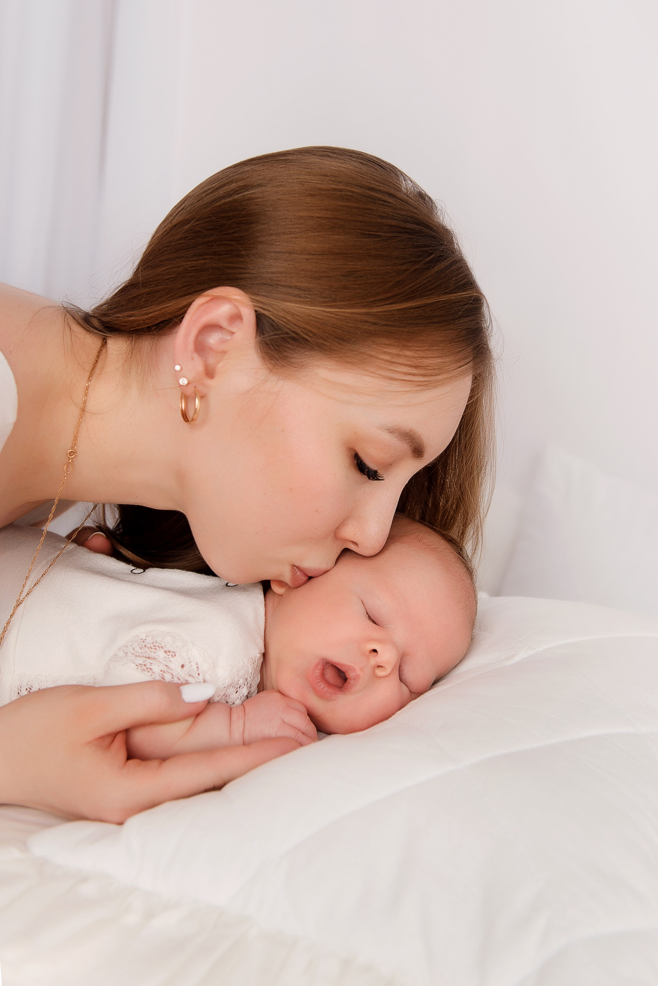 Малышке 1,5 месяца. Детский фотограф в Долгопрудном и Москве