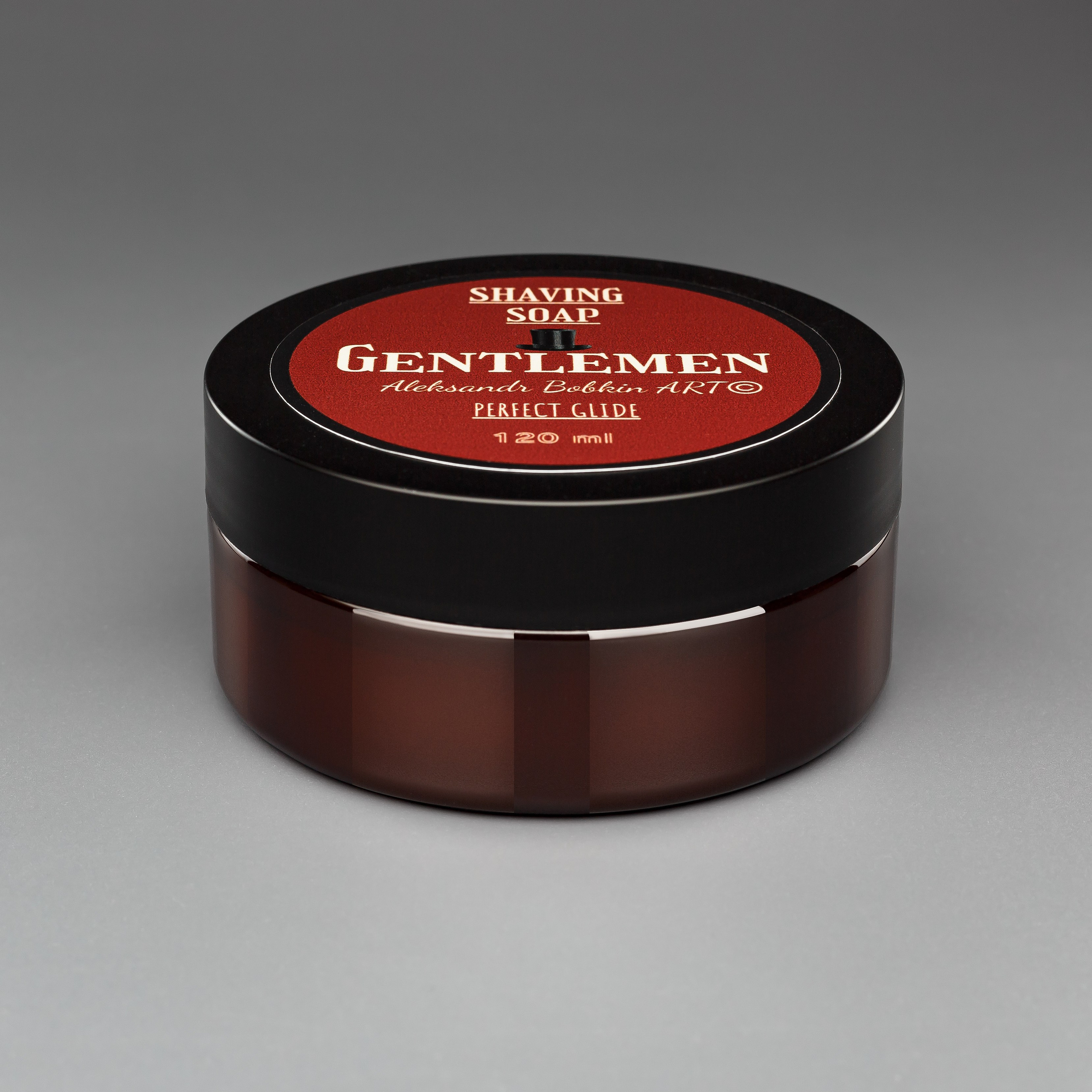 Серый фон мыло для бритья предметное фото