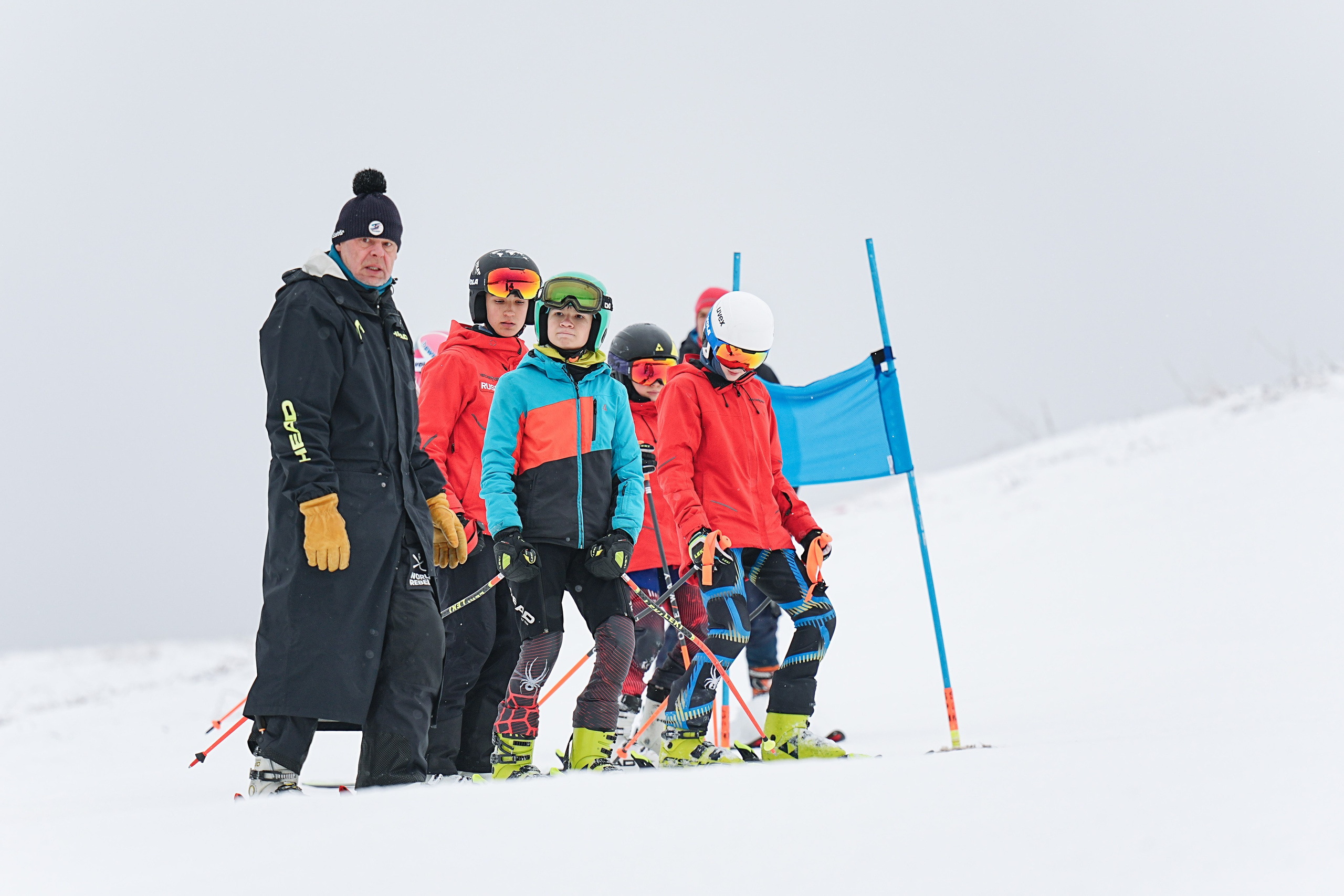 Горные лыжи. Первенство Центрального Федерального Округа. GS U14 Шуколово. Фотограф Студитский Евгений