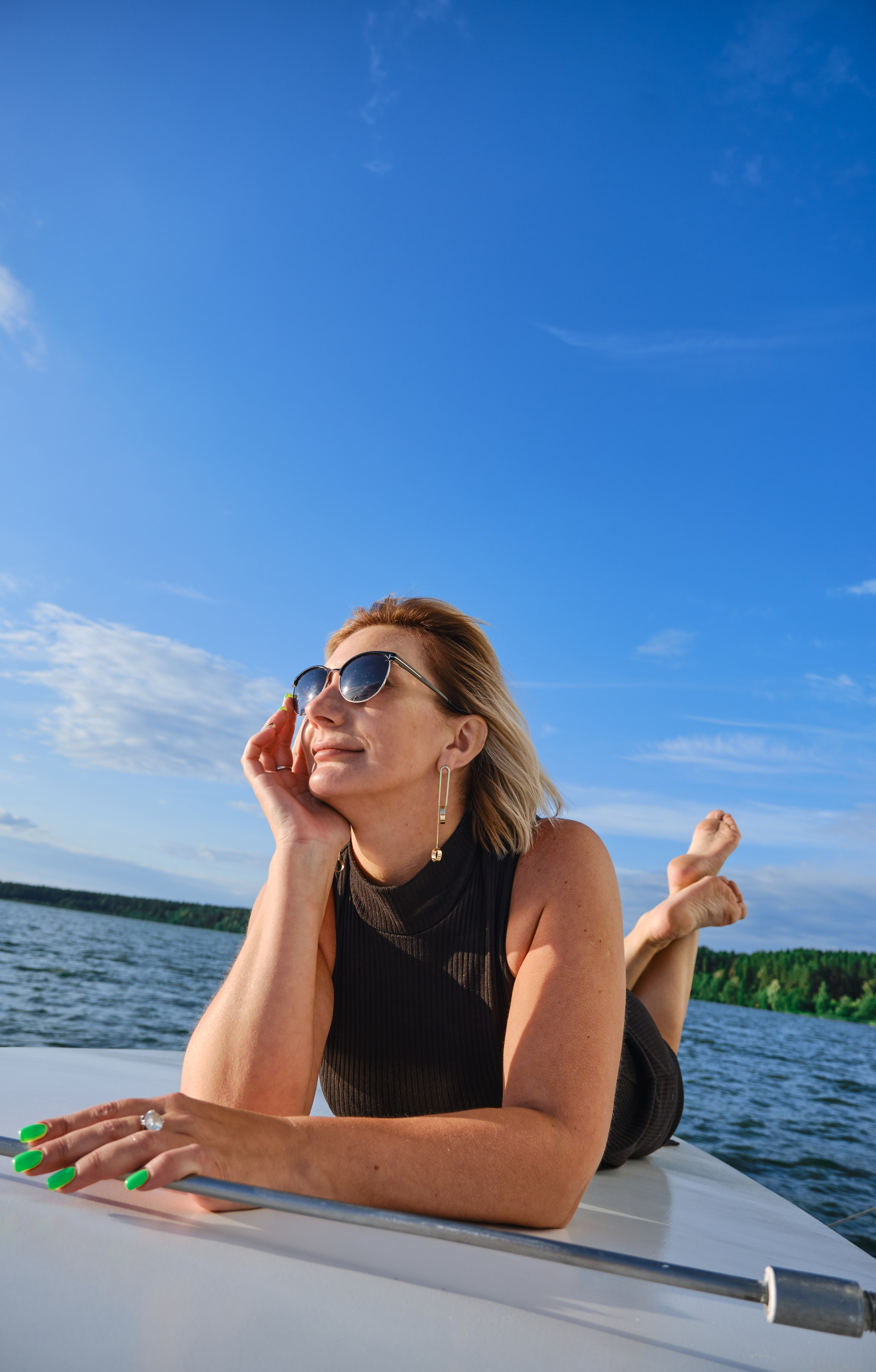 Наталья на яхте. Ася Ложкина фотограф Ижевск