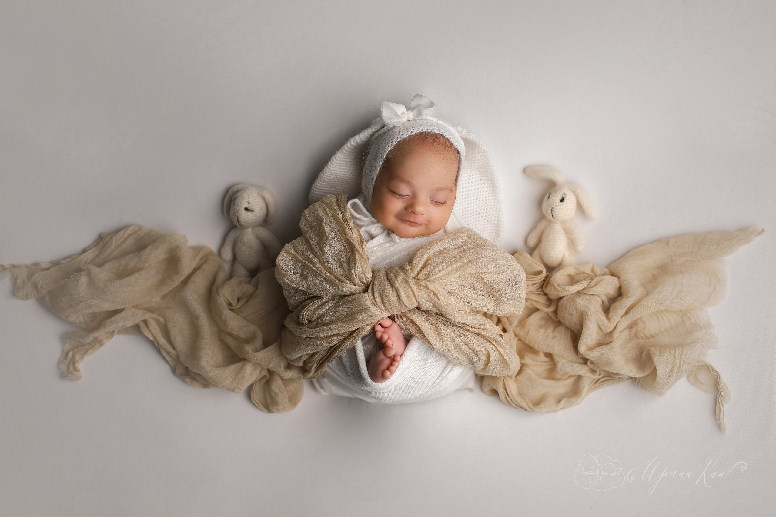 Новорожденная фотосессия для девочек. Ирина Кан Фотограф новорожденных в Екатеринбурге