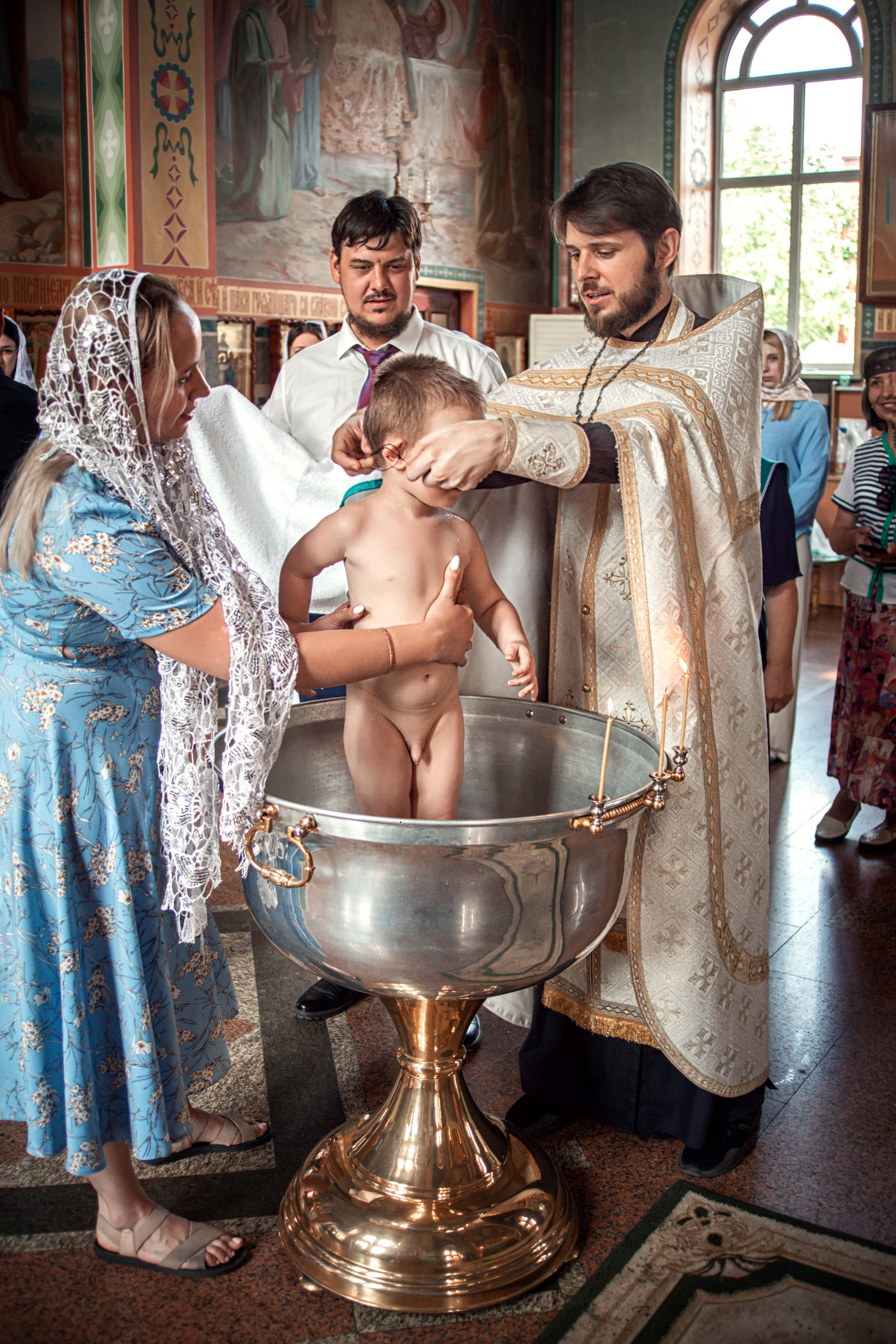 Крещение. Семейный и детский фотограф в Москве Ольга Кривенцова