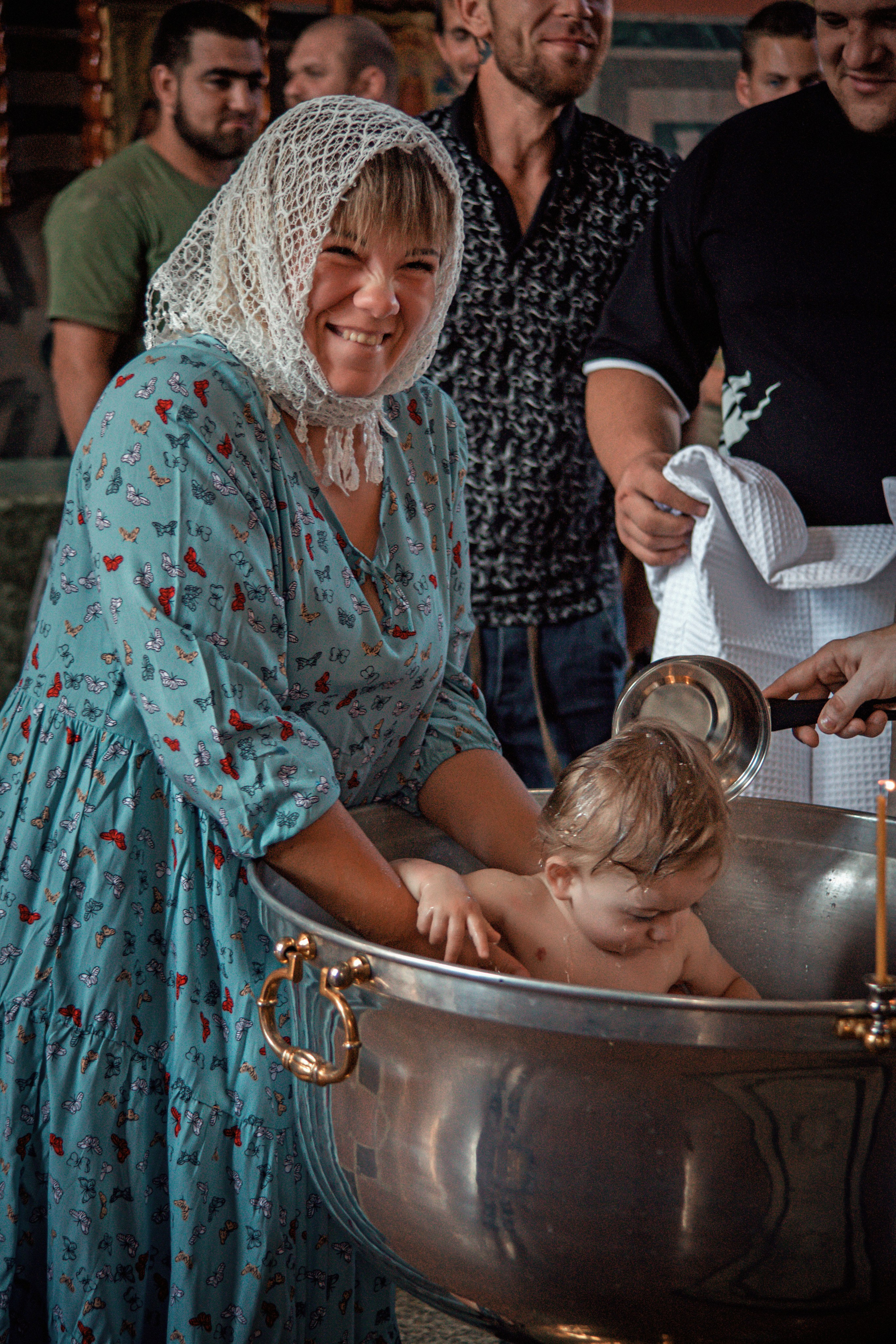 Общее крещение. Семейный и детский фотограф в Москве Ольга Кривенцова