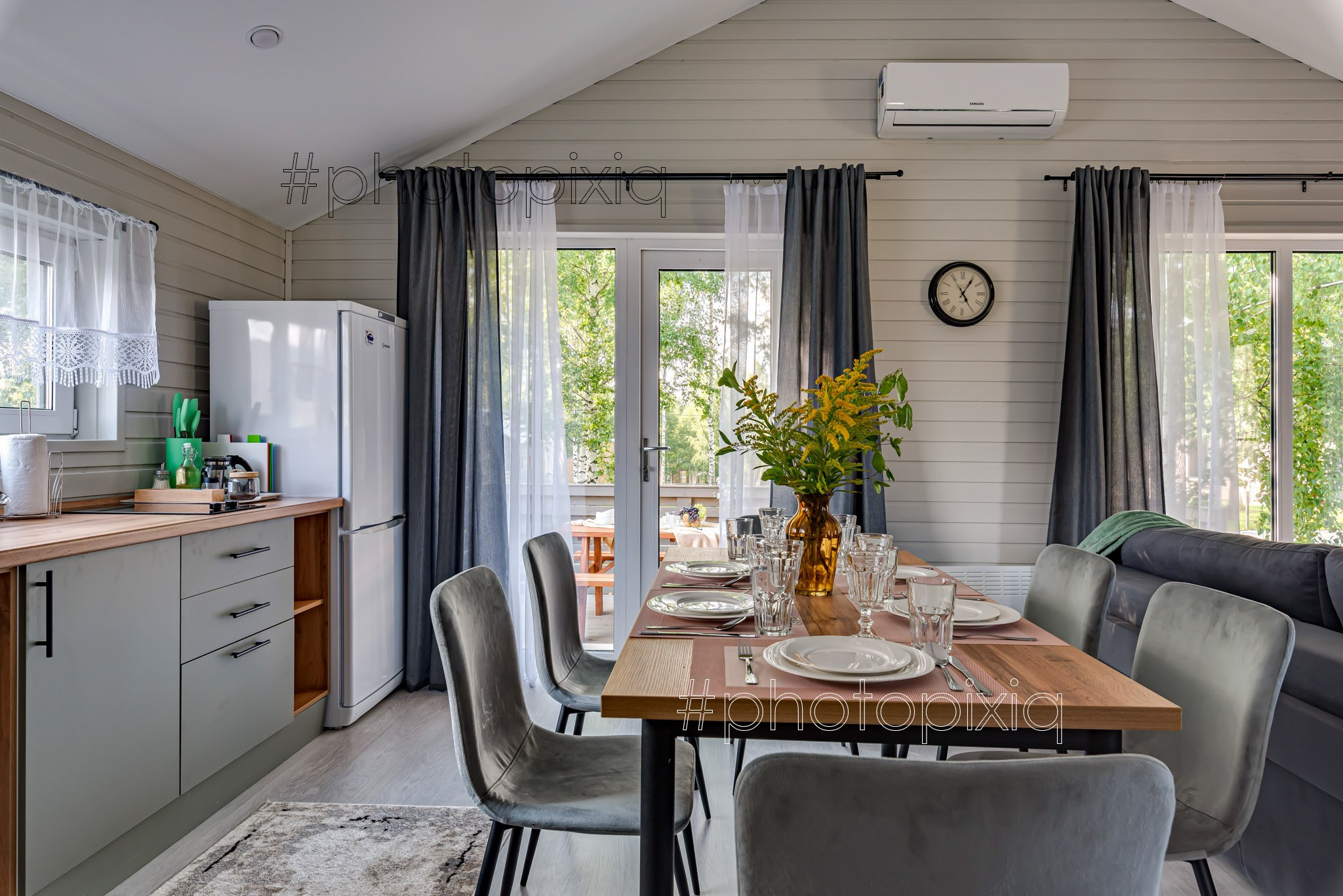 Съёмка загородного дома в КП Грин Лаундж для аренды. Интерьерная съёмка и виртуальные туры — Интерьерный фотограф Кузнецов Сергей (photopixiq)