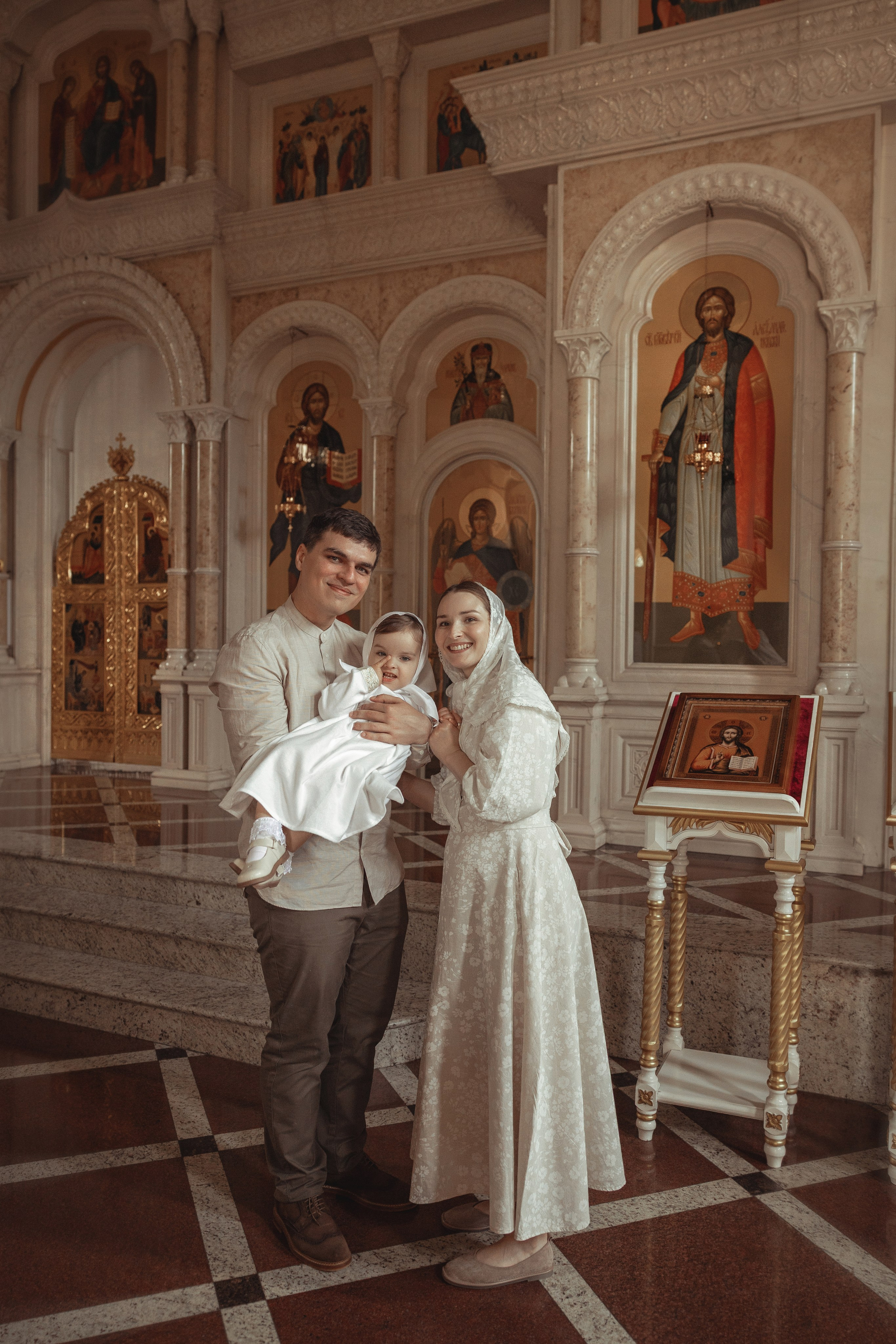 Таинство Крещения Марии. Храм Александра Невского Славянск н/К. Фотограф на Крещение и Венчание Краснодарский край — Гранкина Юлия