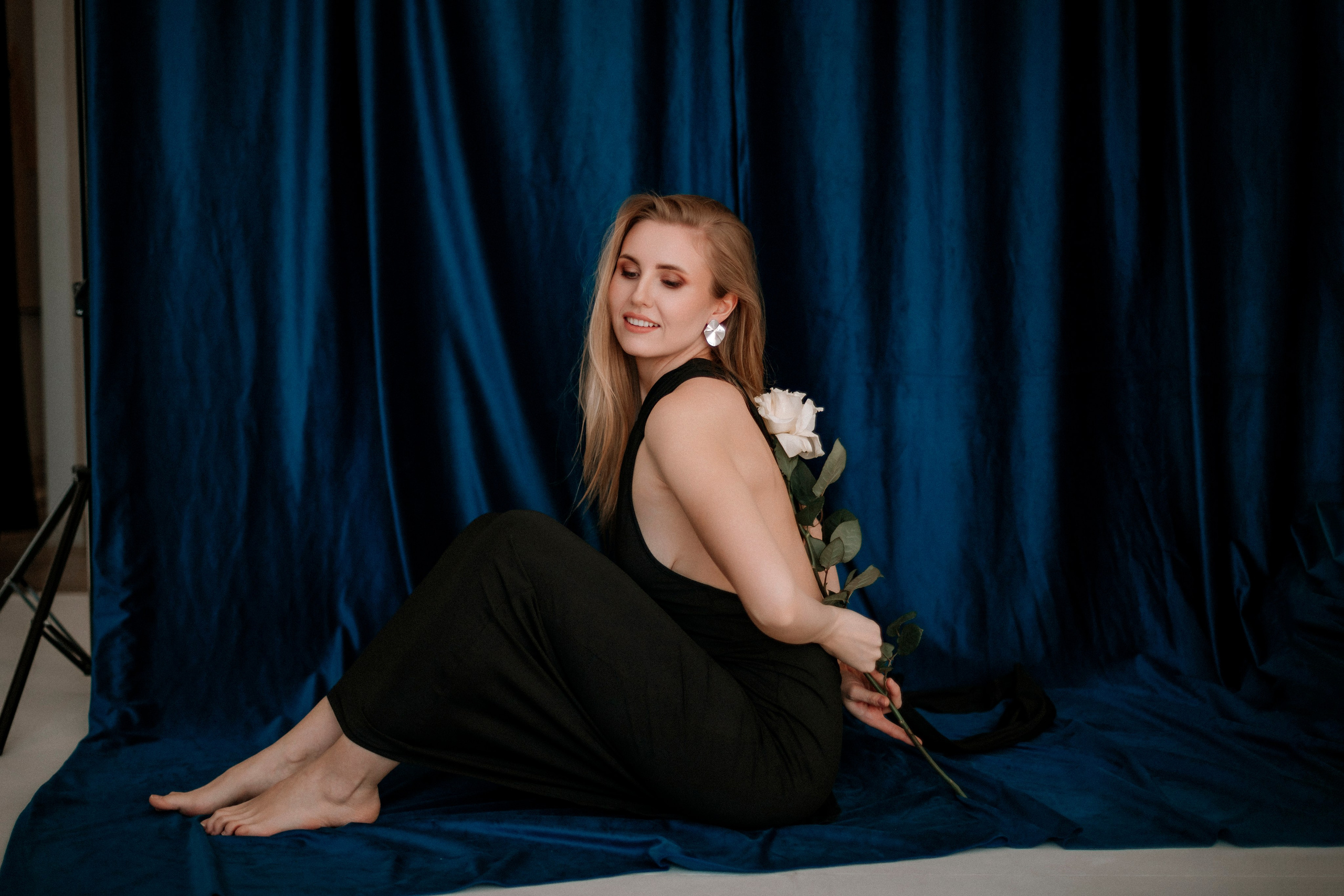 Съемка в тканях, Анастасия. Фотограф Калуга