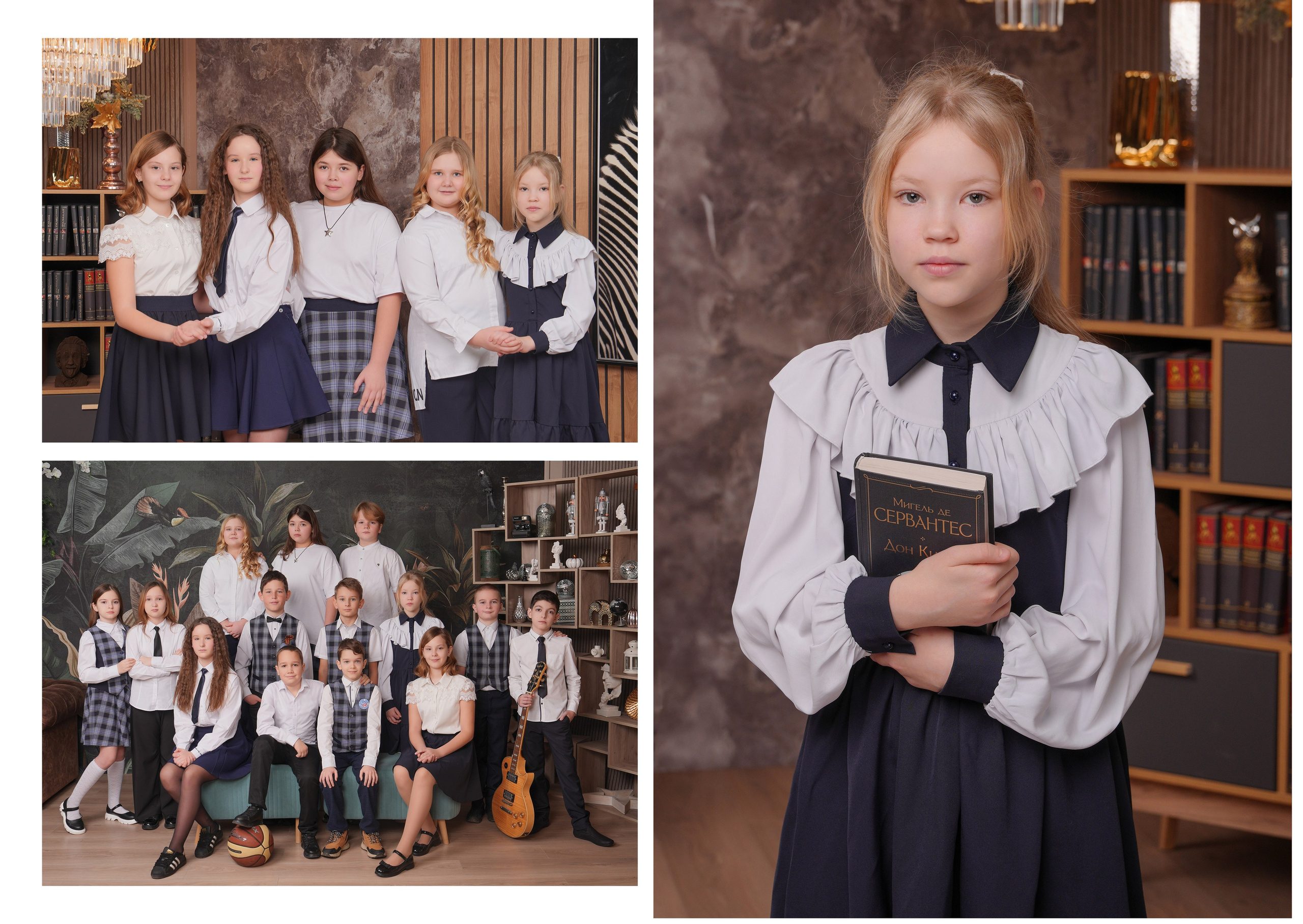 ШКОЛА 50 — 4 «В» класс. Красивый выпускной альбом в Краснодаре