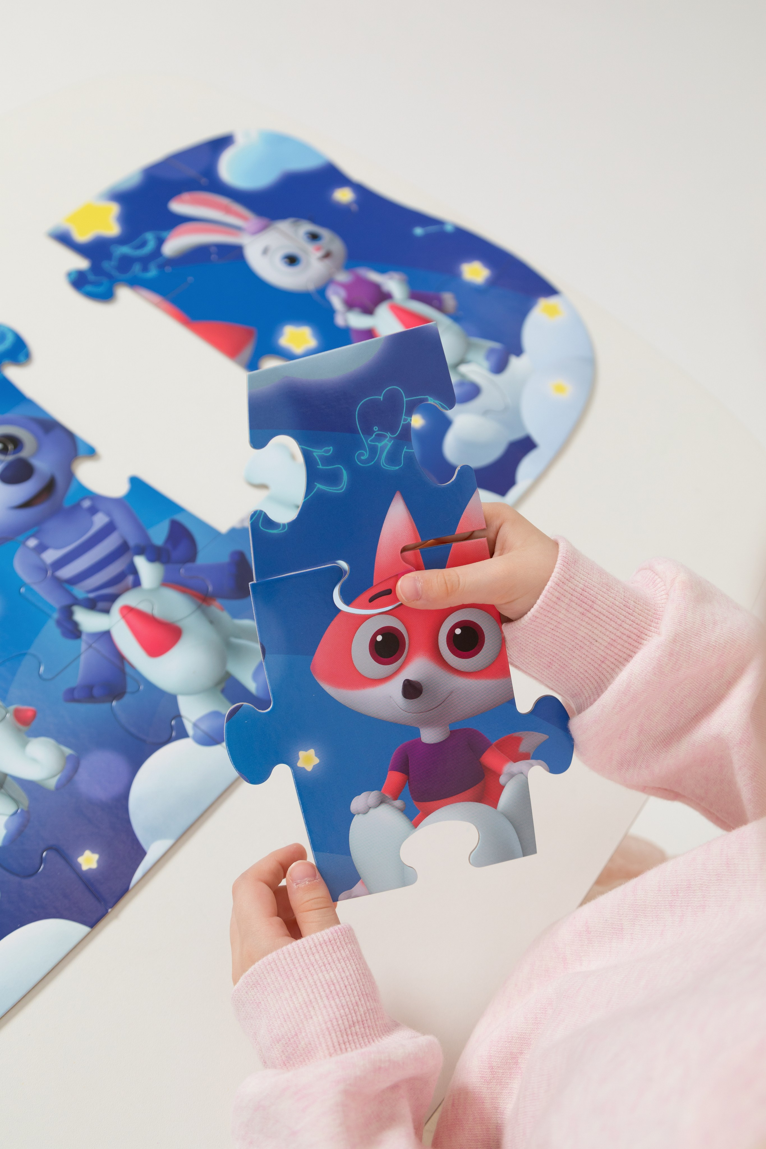Имиджевая и каталожная съёмка для бренда детских пазлов. Детский и контент фотограф Надя Волкова Санкт-Петербург