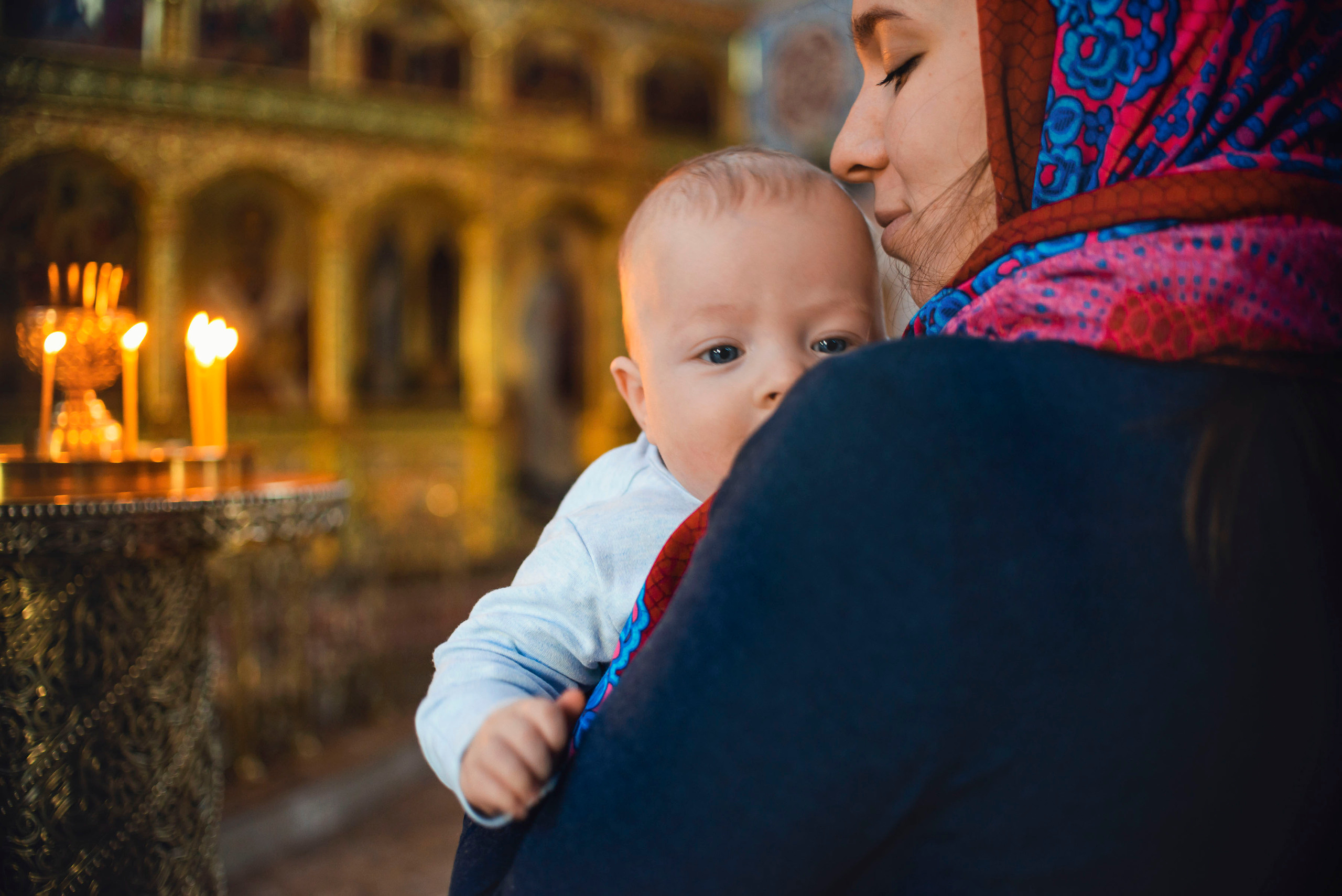 Крещение Артёма. Семейный и свадебный фотограф в Москве и Подмосковье Еремина Александр