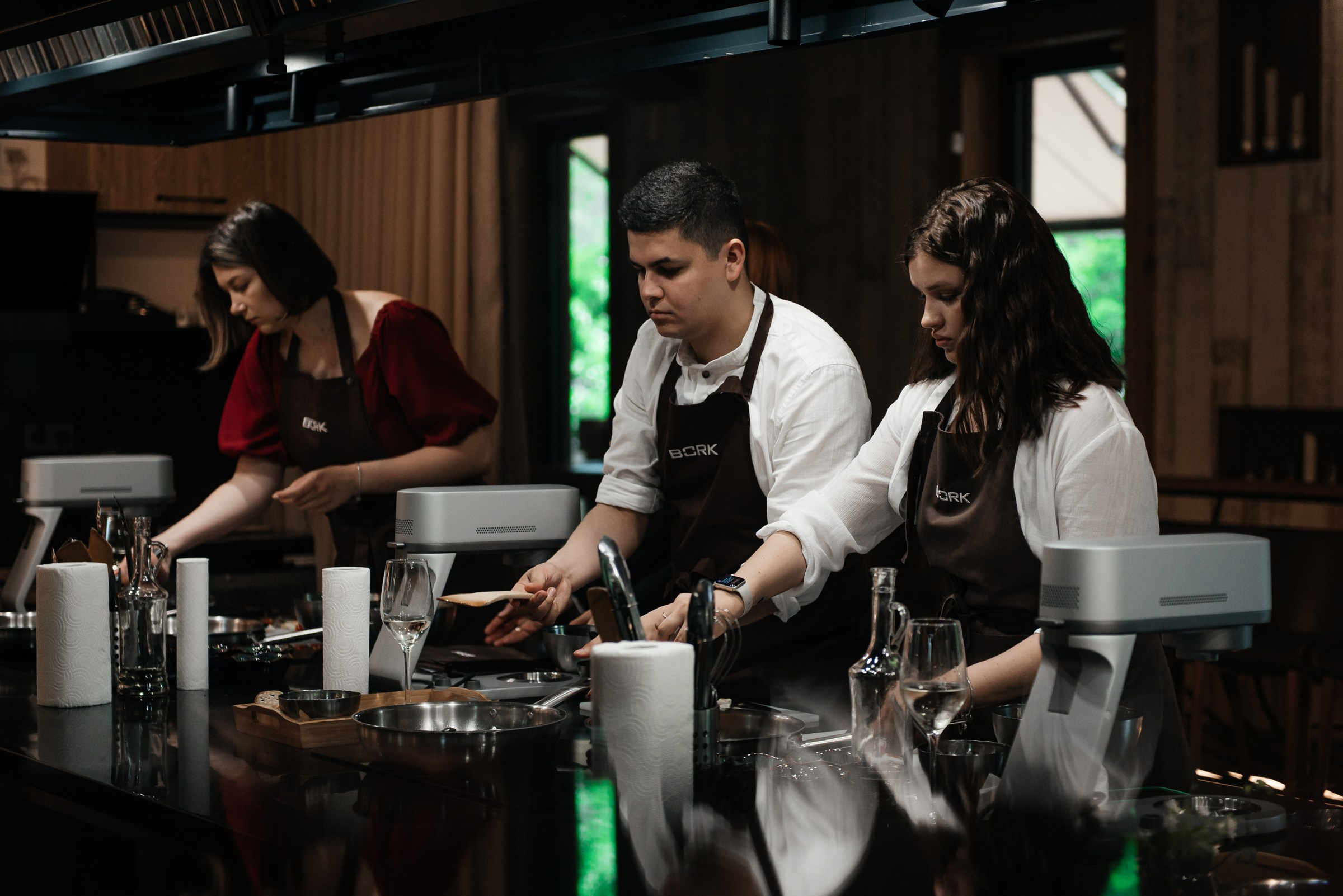 свадебный ужин в ресторане Чаща в Охта парке