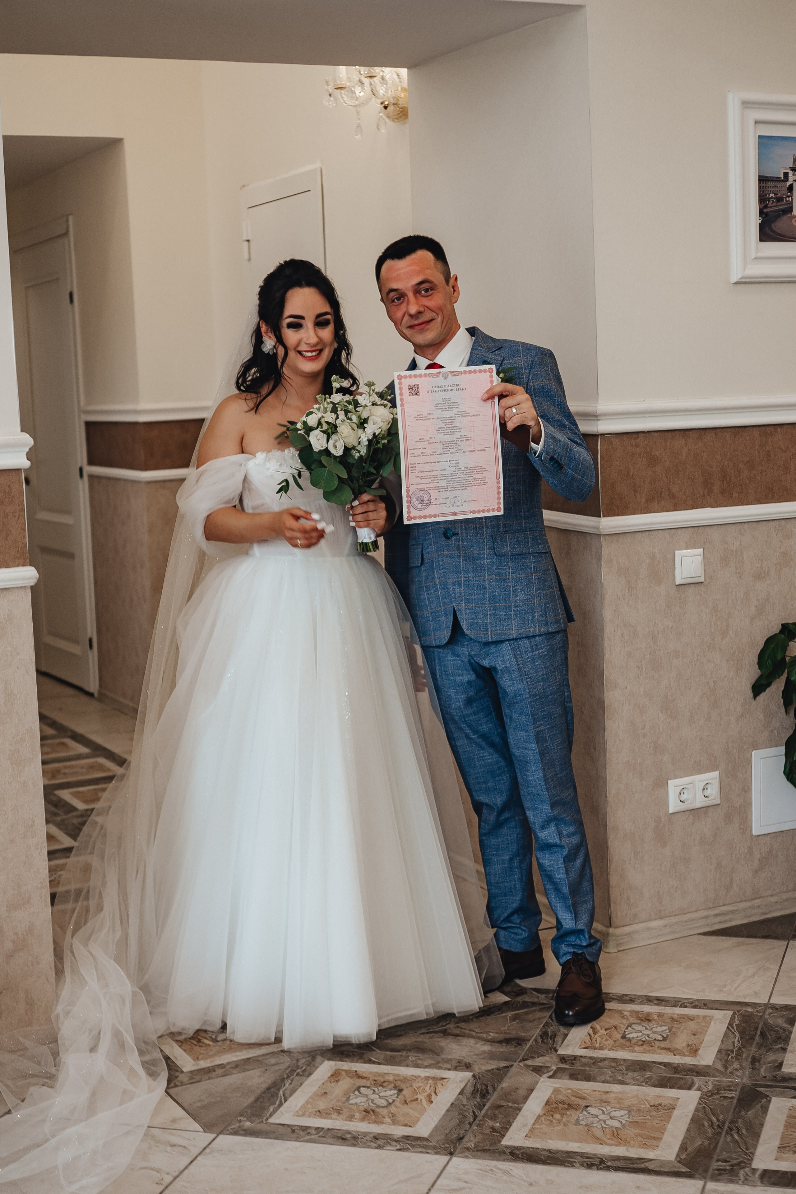 СВАДЕБНАЯ СЬЕМКА В ЗАГСЕ НА МОСКОВСКОМ ПРОСПЕКТЕ. Профессиональный фотограф, Санкт-Петербург — Виктория Богомолова