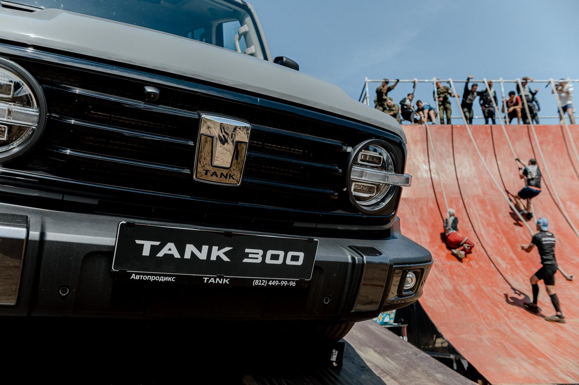 Тест-драйв TANK на Гонке Героев. Night2Day Санкт-Петербург