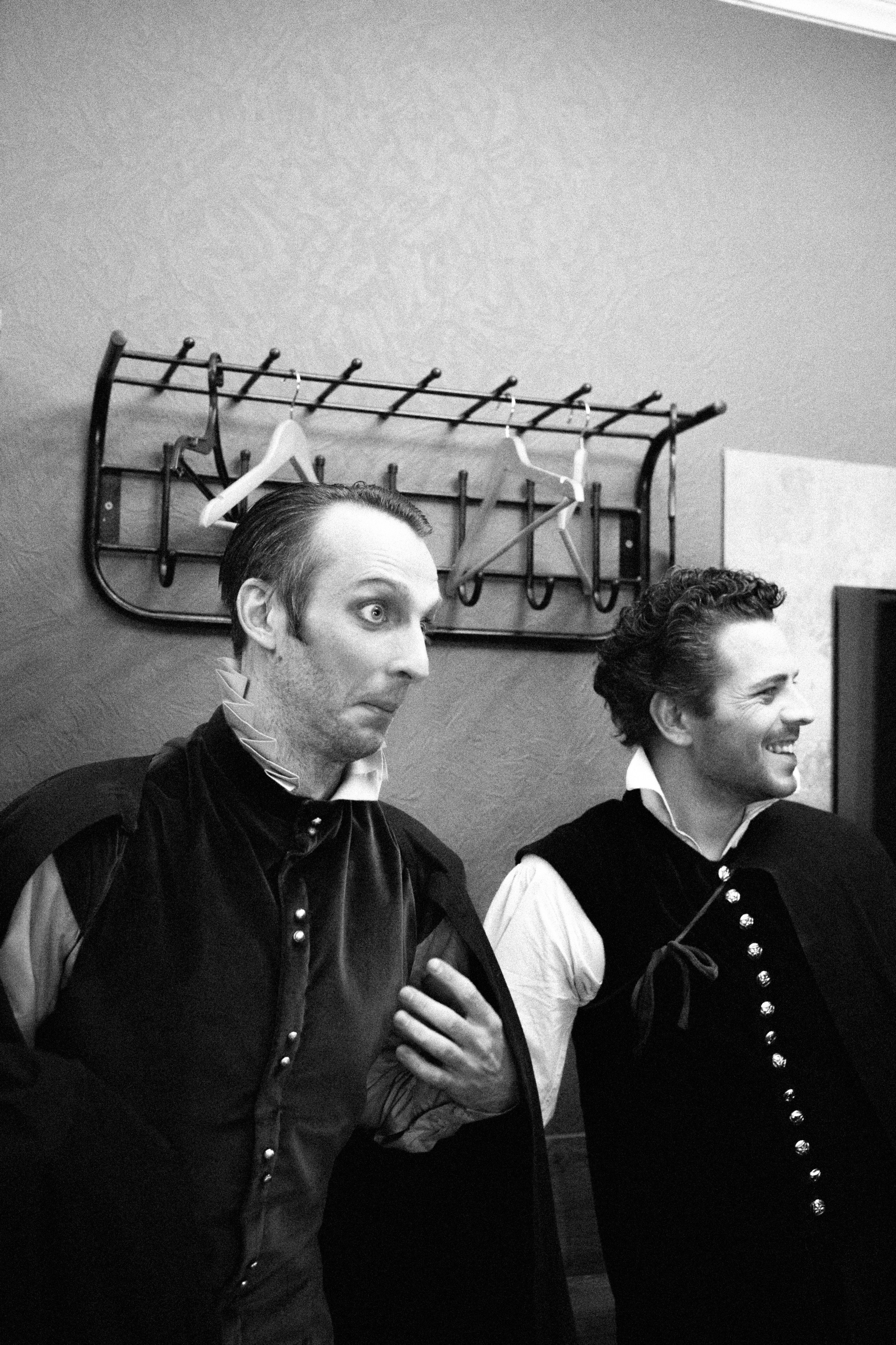 Theatre backstages. Portrait and backstage photographer Nina Crane