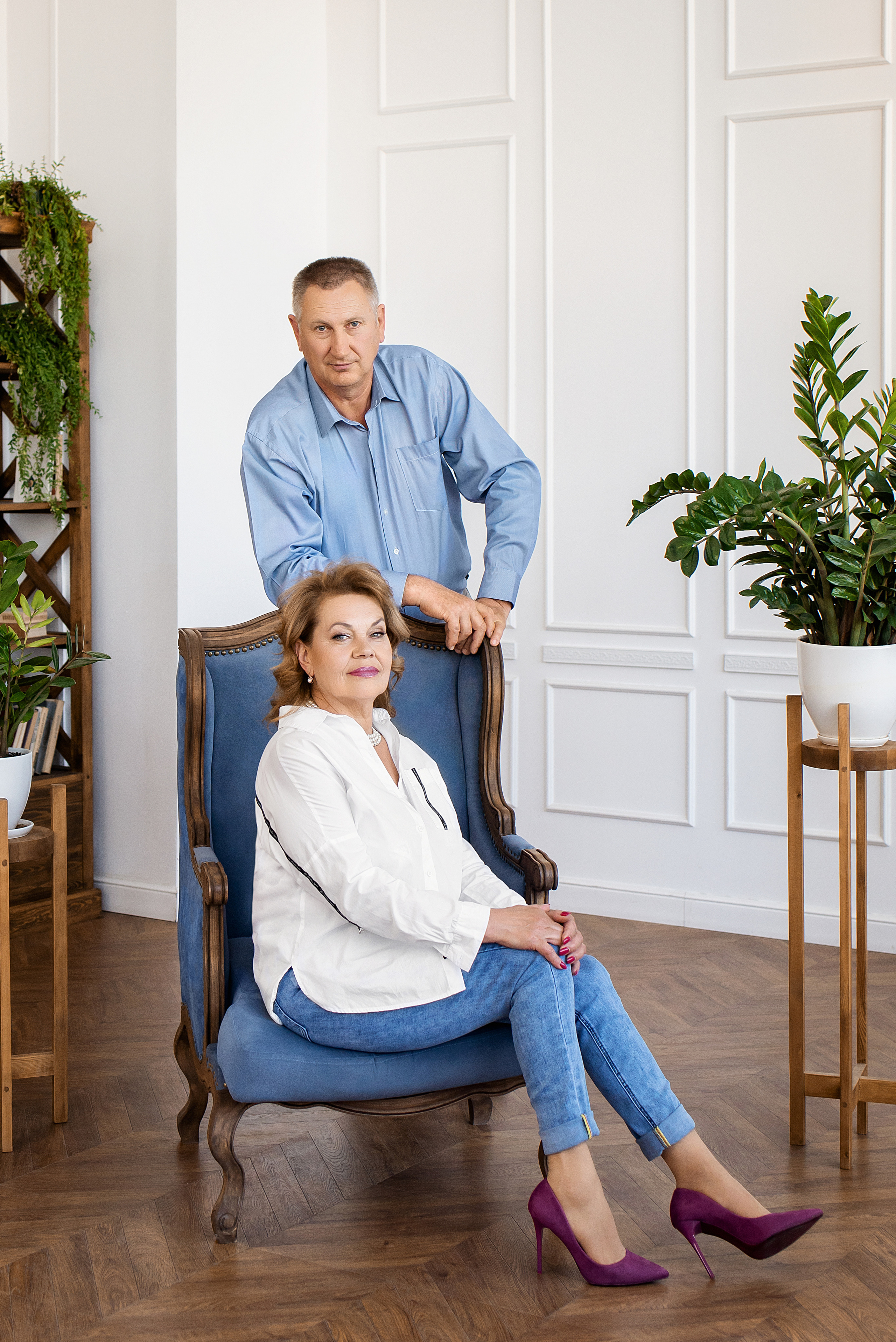 Семейная съёмка в студии. Церковный фотограф на Таинство Крещения и Венчания в Оренбурге и Оренбургской области Екатерина Белкина