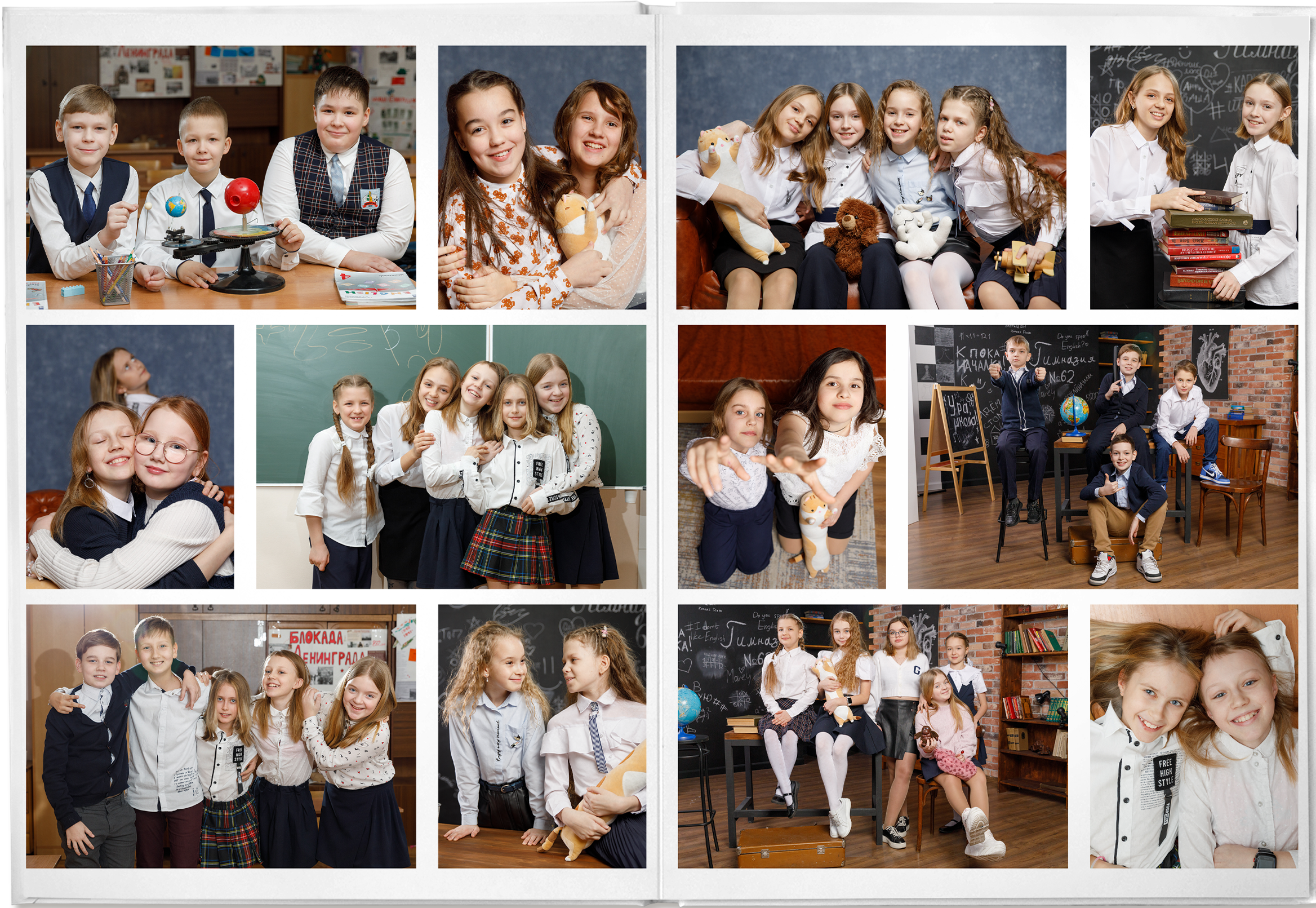 4 класс. Фотограф Анна Телекаева, выпускные альбомы, семейные и репортажные съемки в Омске
