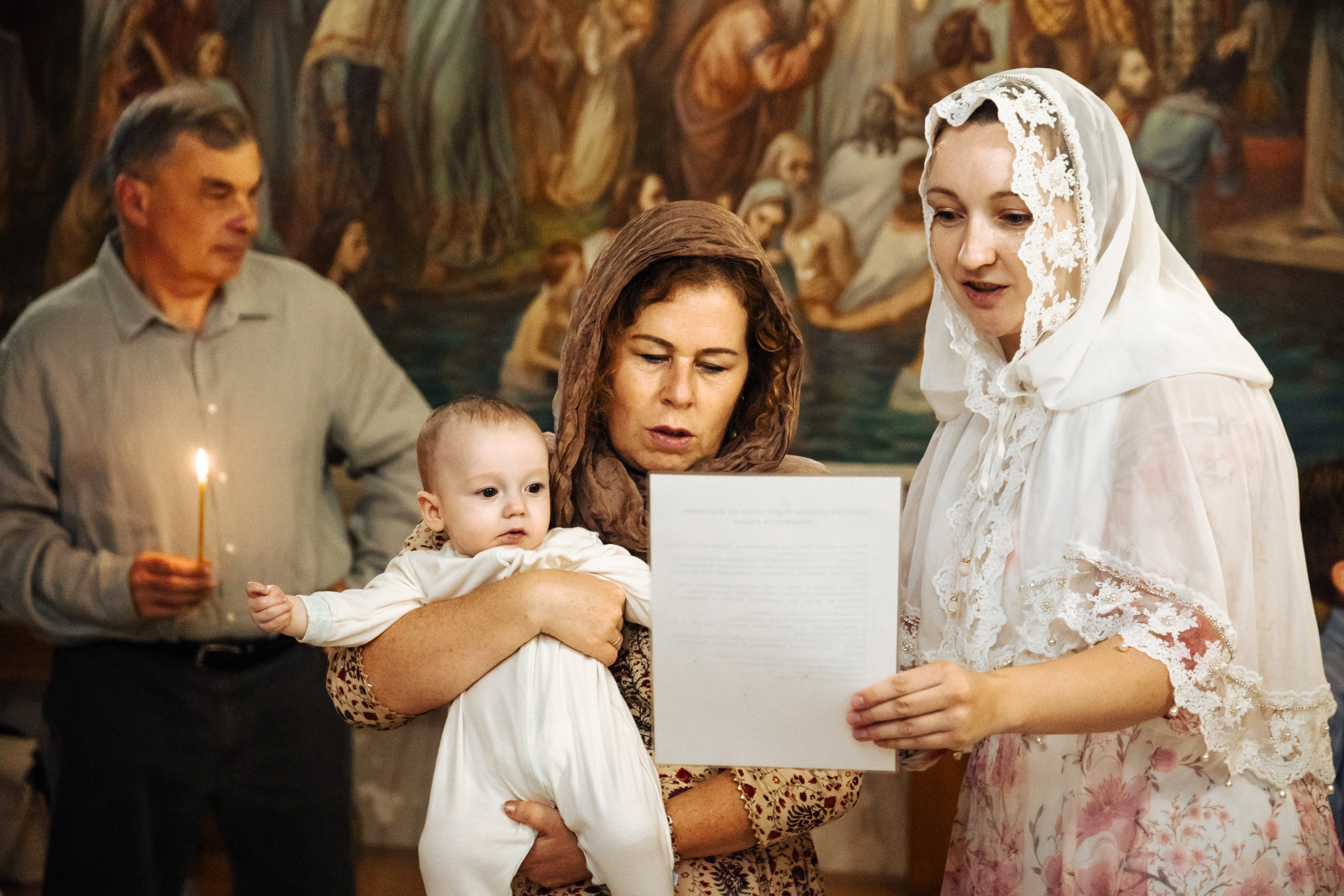 Фотосъёмка таинства крещения. Фотограф на крестины. GagarinProArt