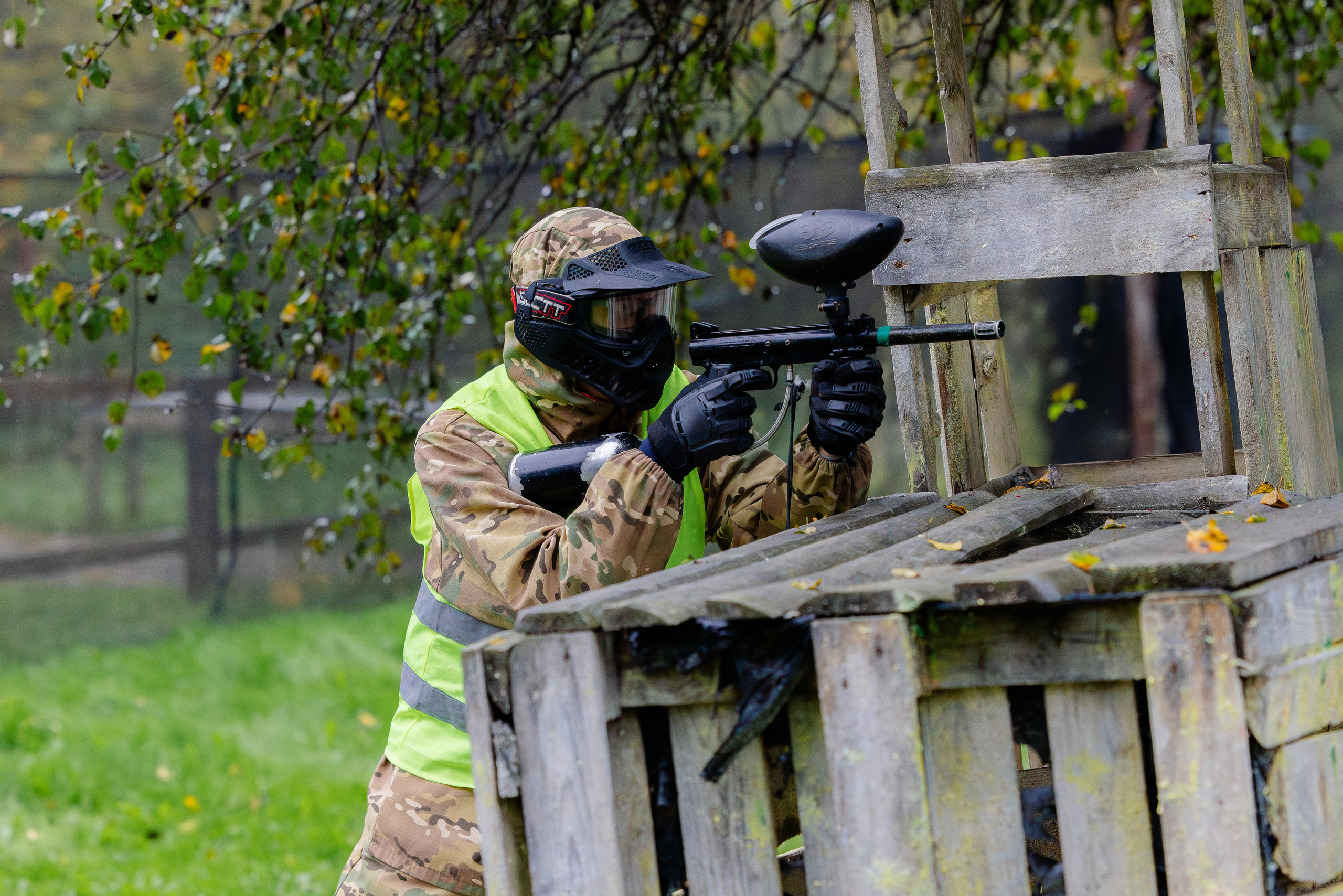 День рождения в пейнтбольном клубе Зарница. Фотограф и режиссер Московко Екатерина