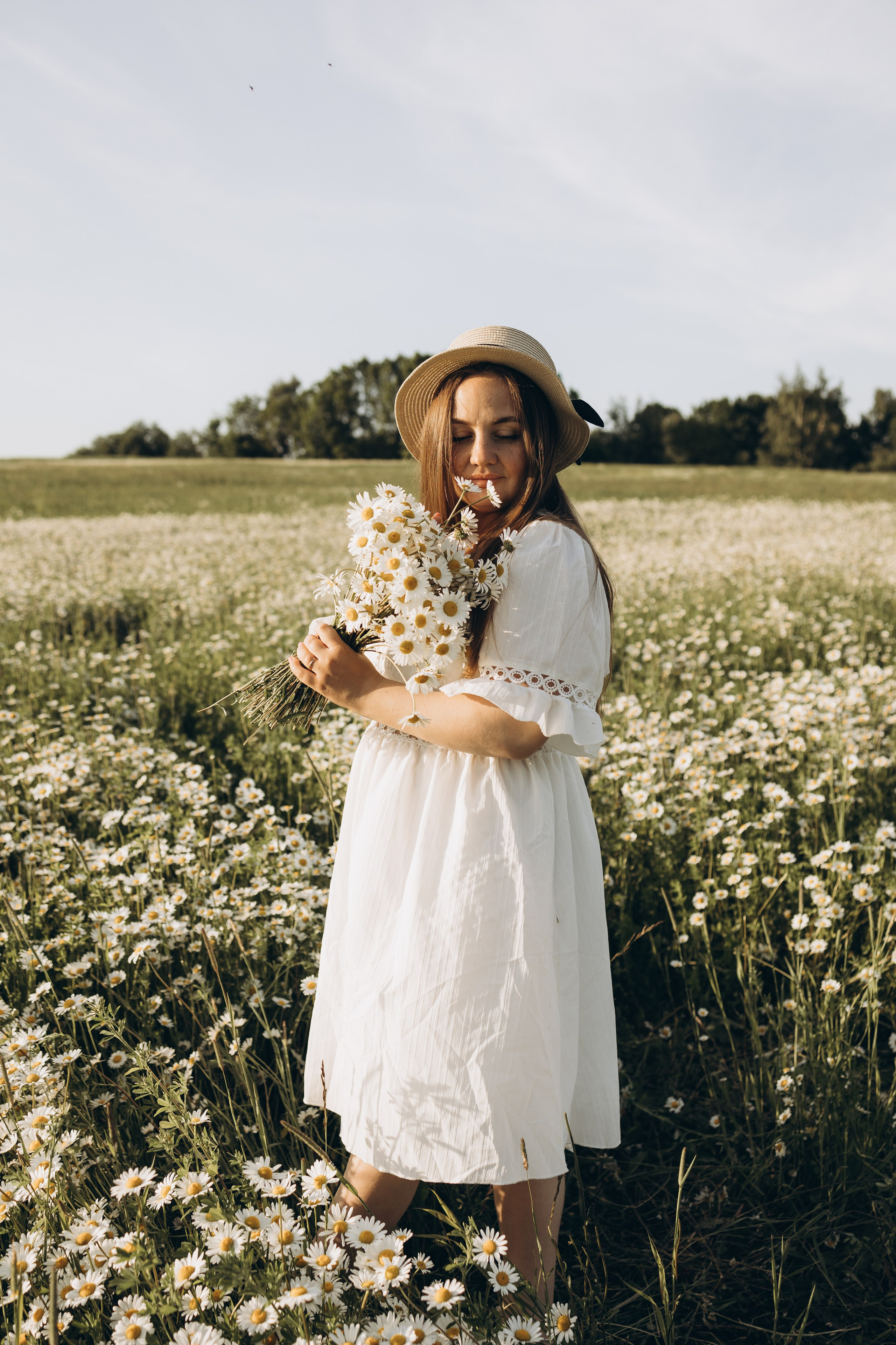 Маша и ромашки. Семейный фотограф в Москве Виктория Ястребинская