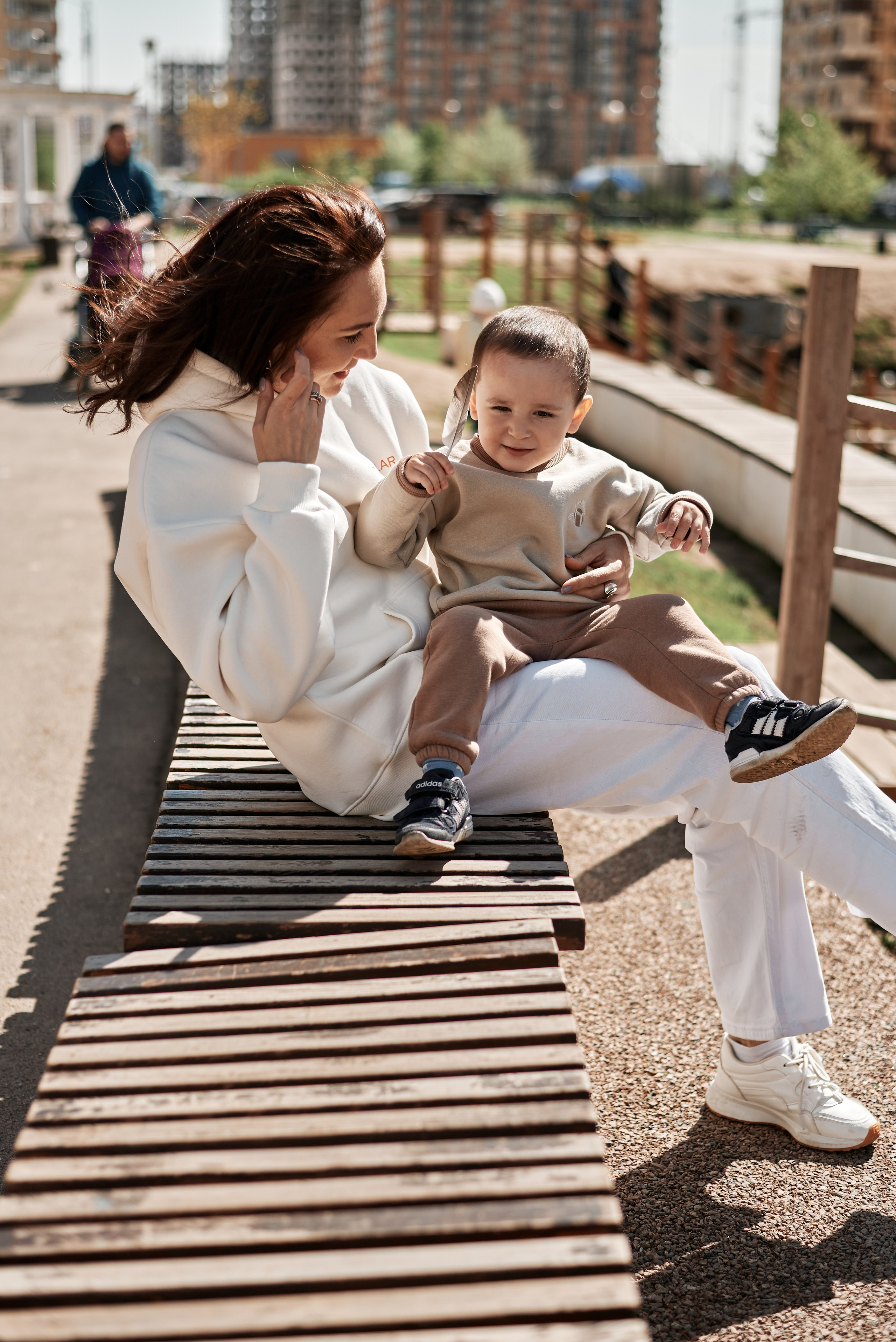 Фотопрогулка Луизы и Максима. Семейный фотограф в Железнодорожном Масаева Елена