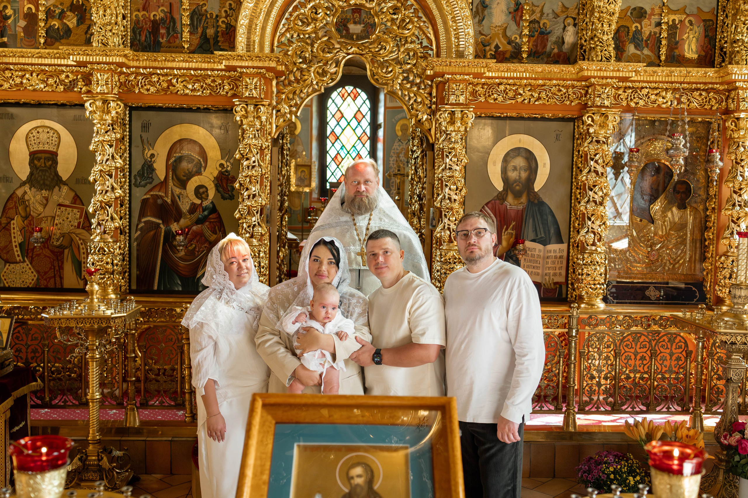 Таинство Крещения Евгения. Фотограф новорождённых Newborn Москва