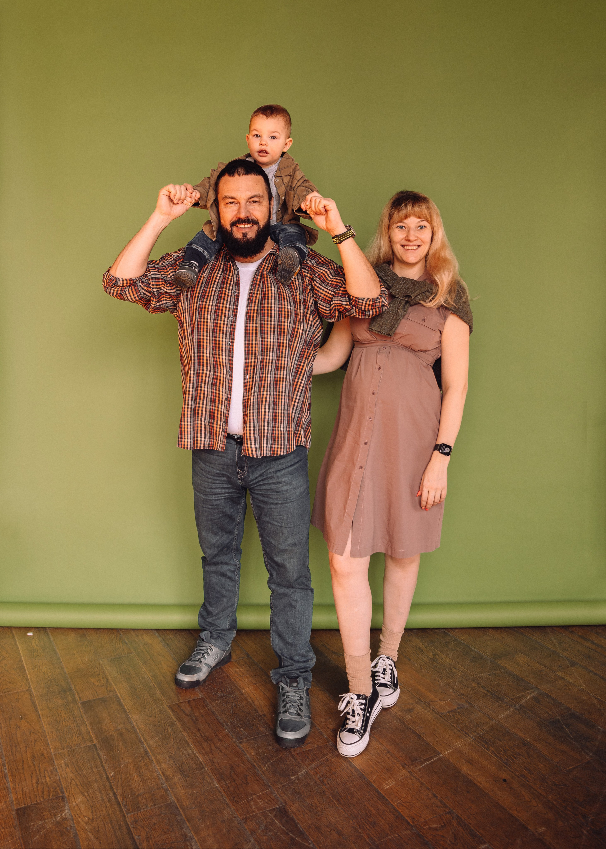 Оля, Леша и Димулька. Семейный фотограф В Москве Александра Дейкун