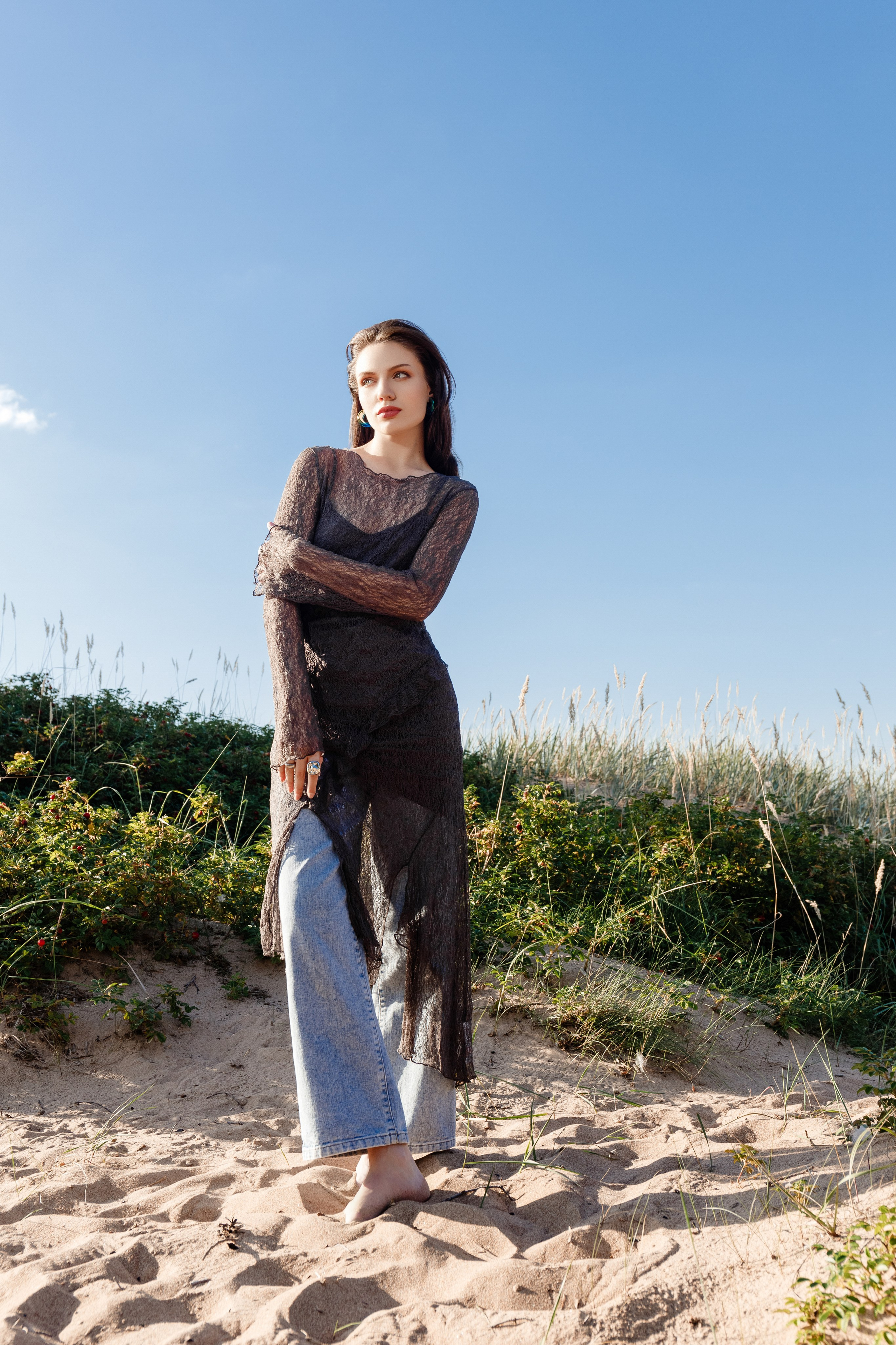 Летняя fashion-съёмка на пляже