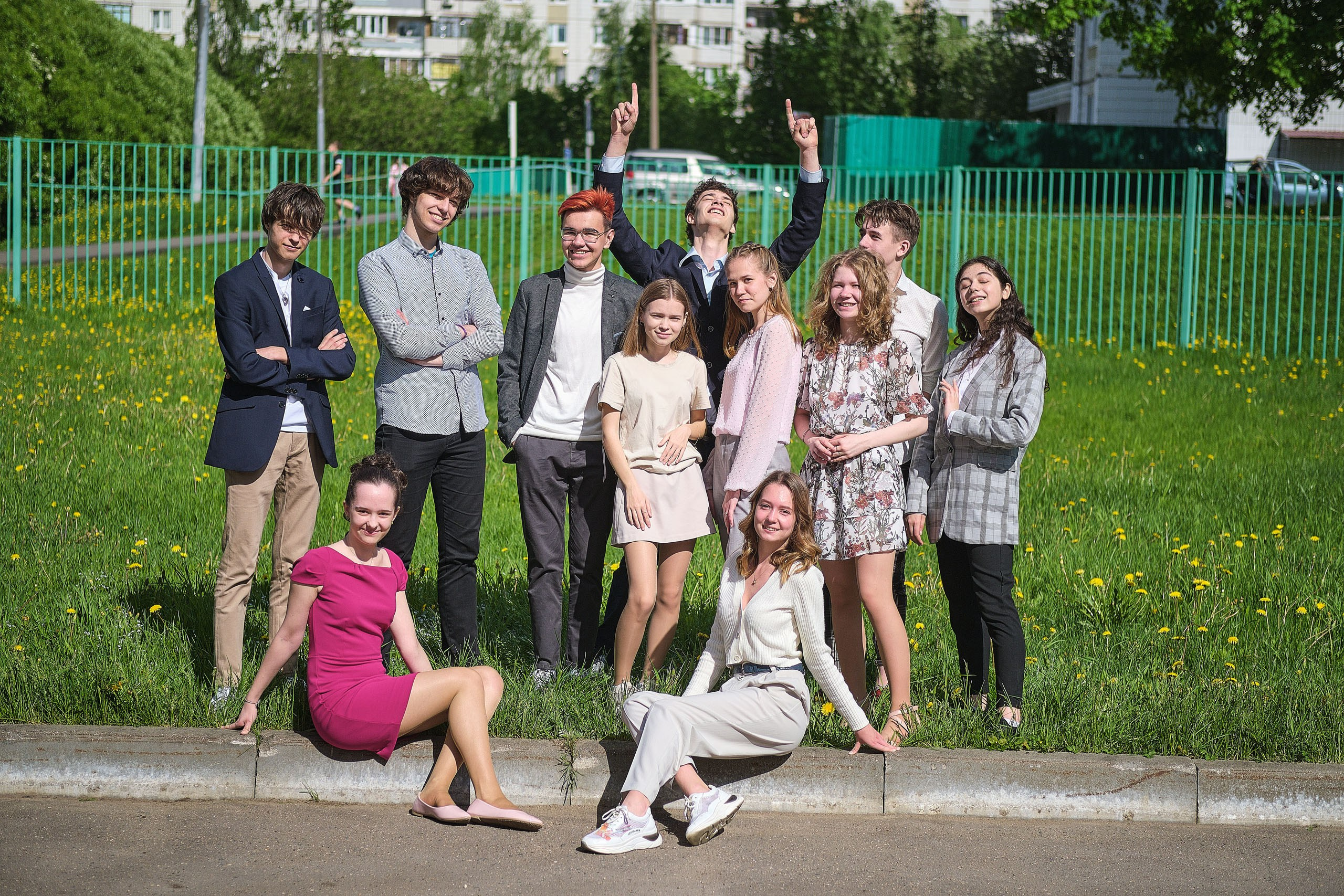 Школьная съёмка выпускников (Репортаж)