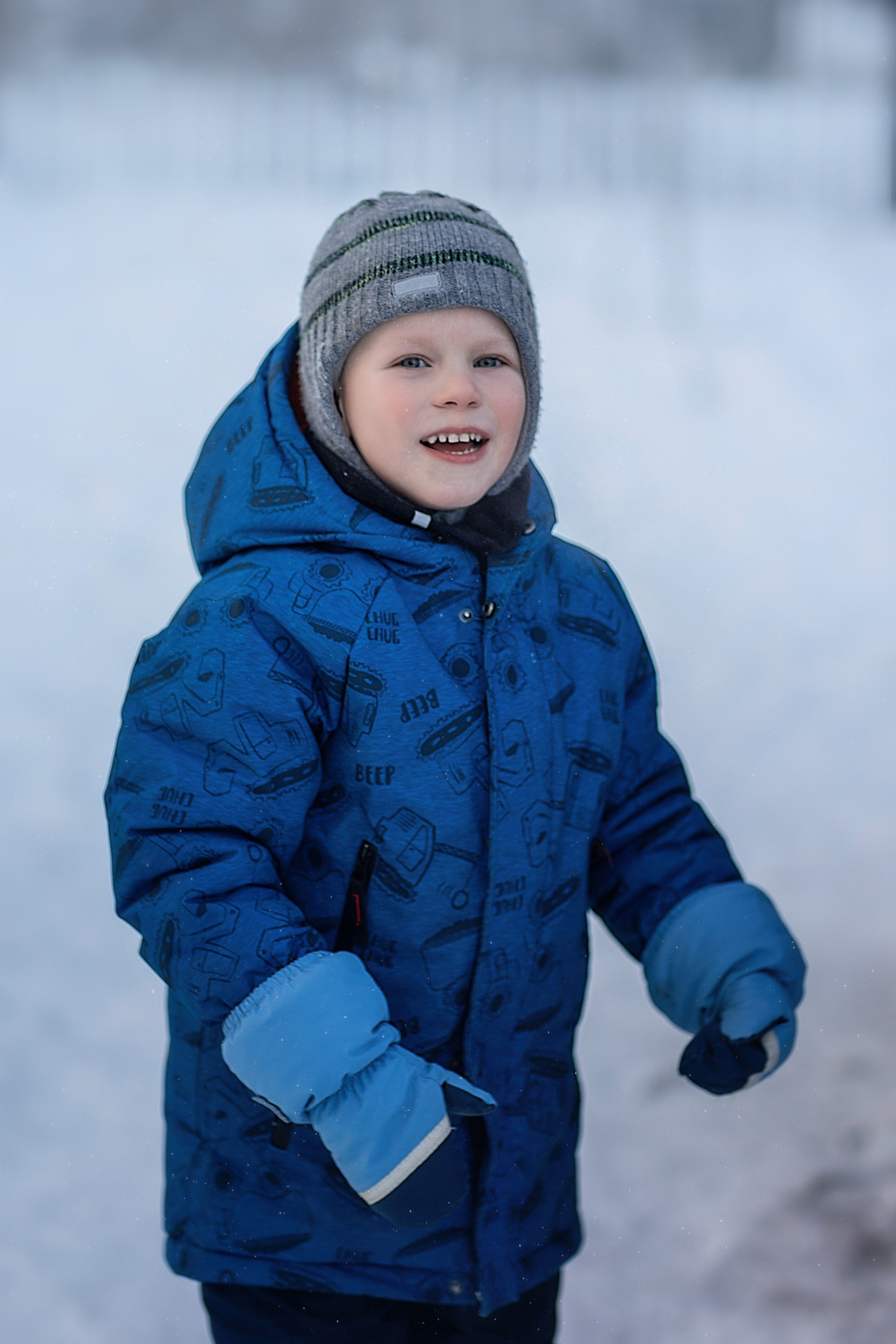 День в саду_ЗИМА_2023 год. Семейный фотограф в Санкт-Петербурге