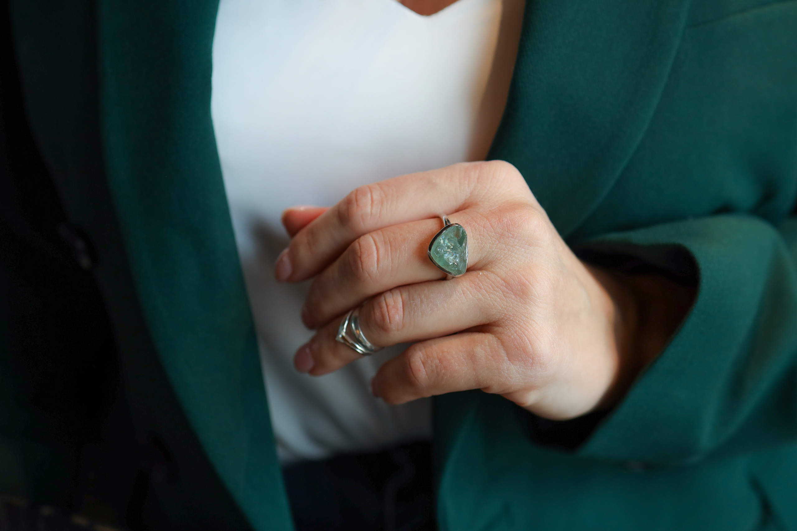 Съемка новой коллекции серебряных украшений. Фотограф Юля Постнова