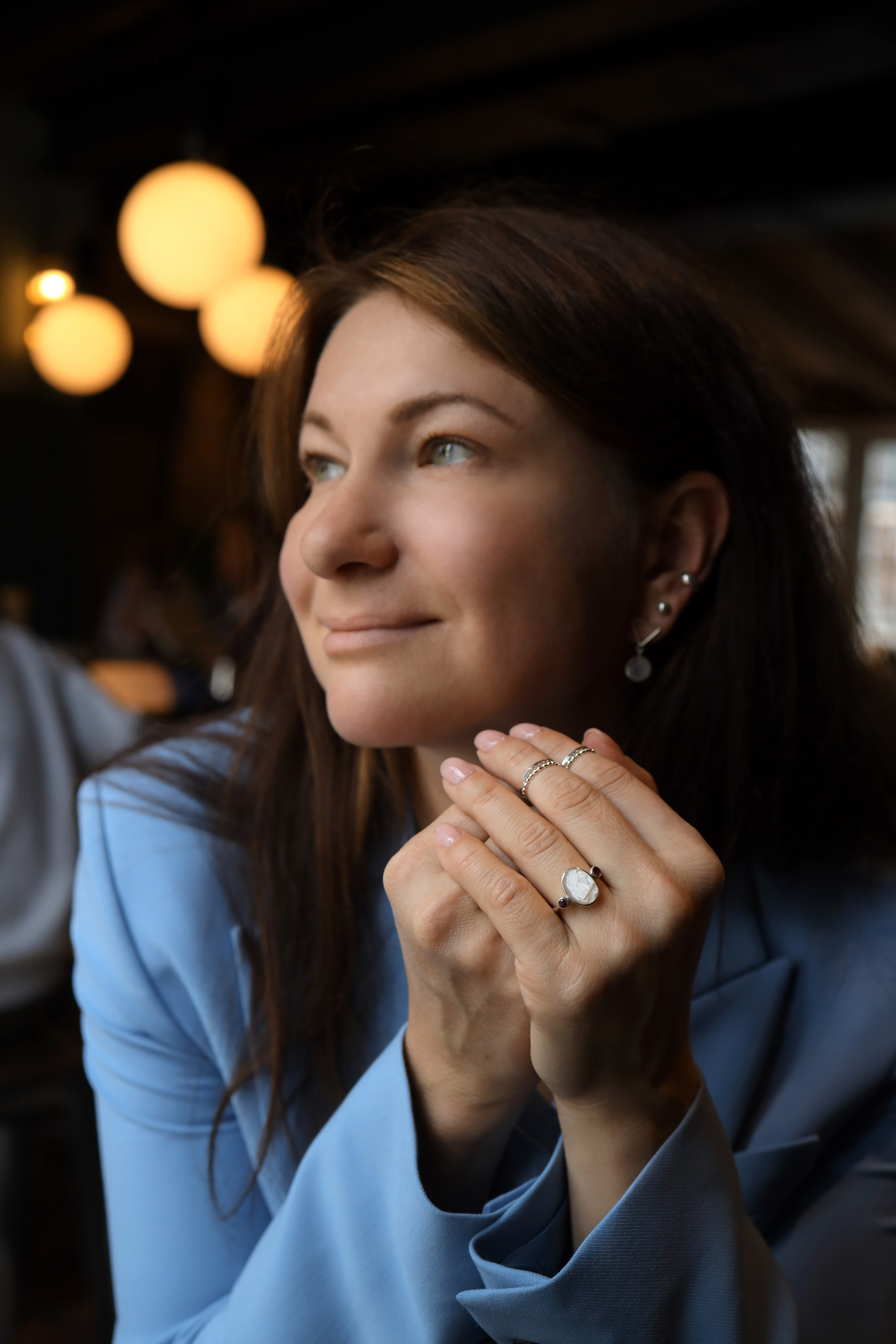 Съемка новой коллекции серебряных украшений. Фотограф Юля Постнова