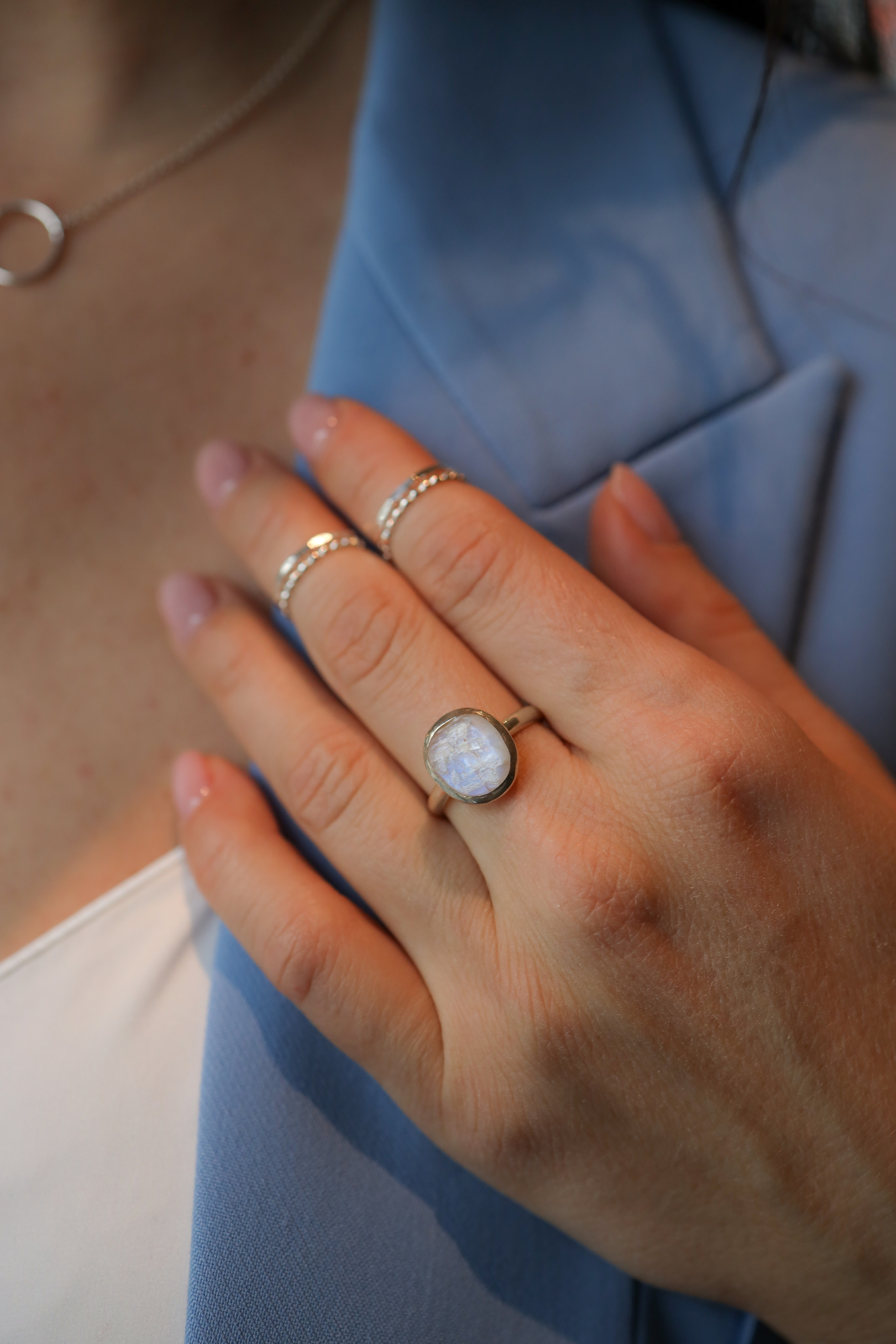 Съемка новой коллекции серебряных украшений. Фотограф Юля Постнова