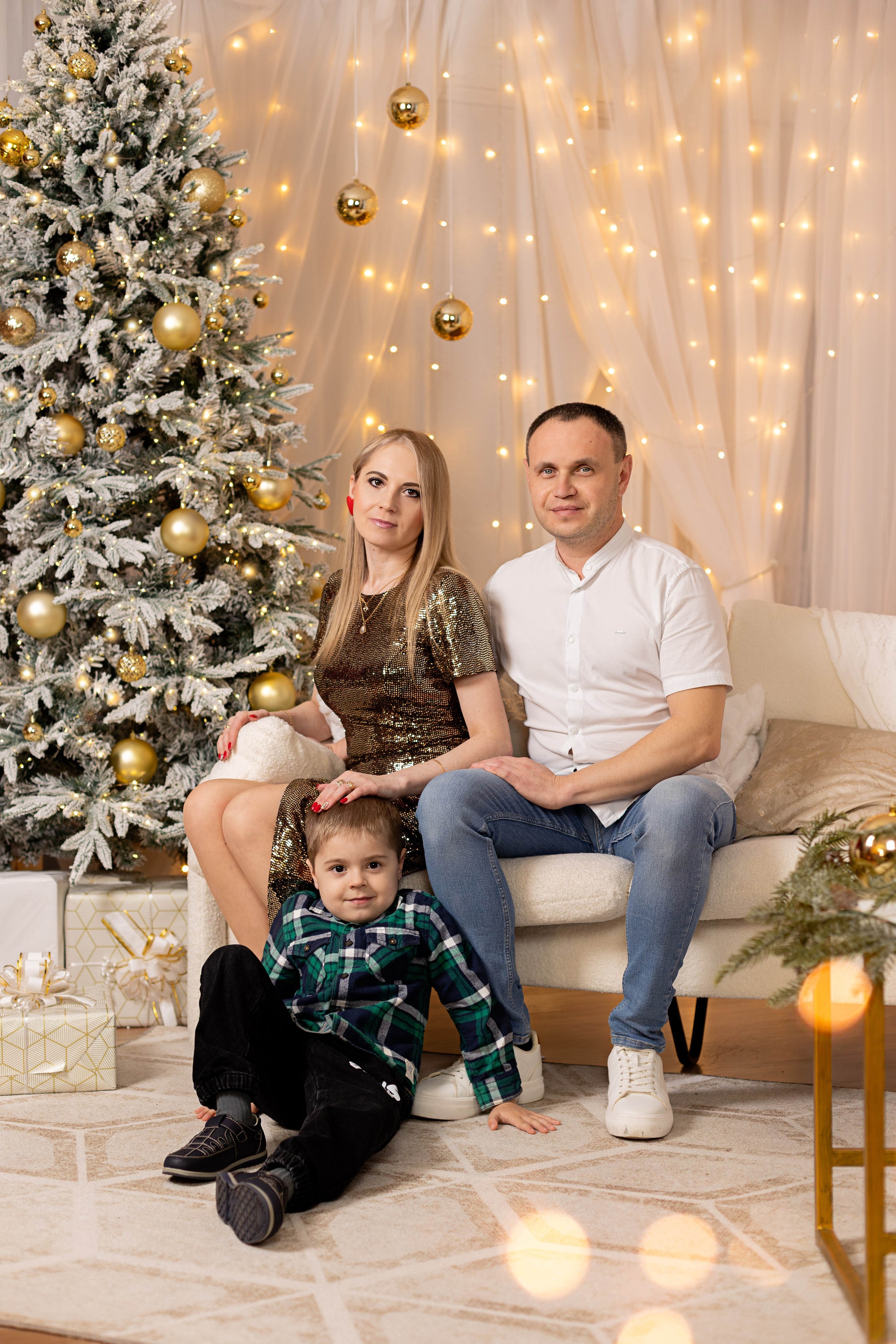 Новогодняя семейная съемка. Свадебный и семейный фотограф в Рязани Анастасия