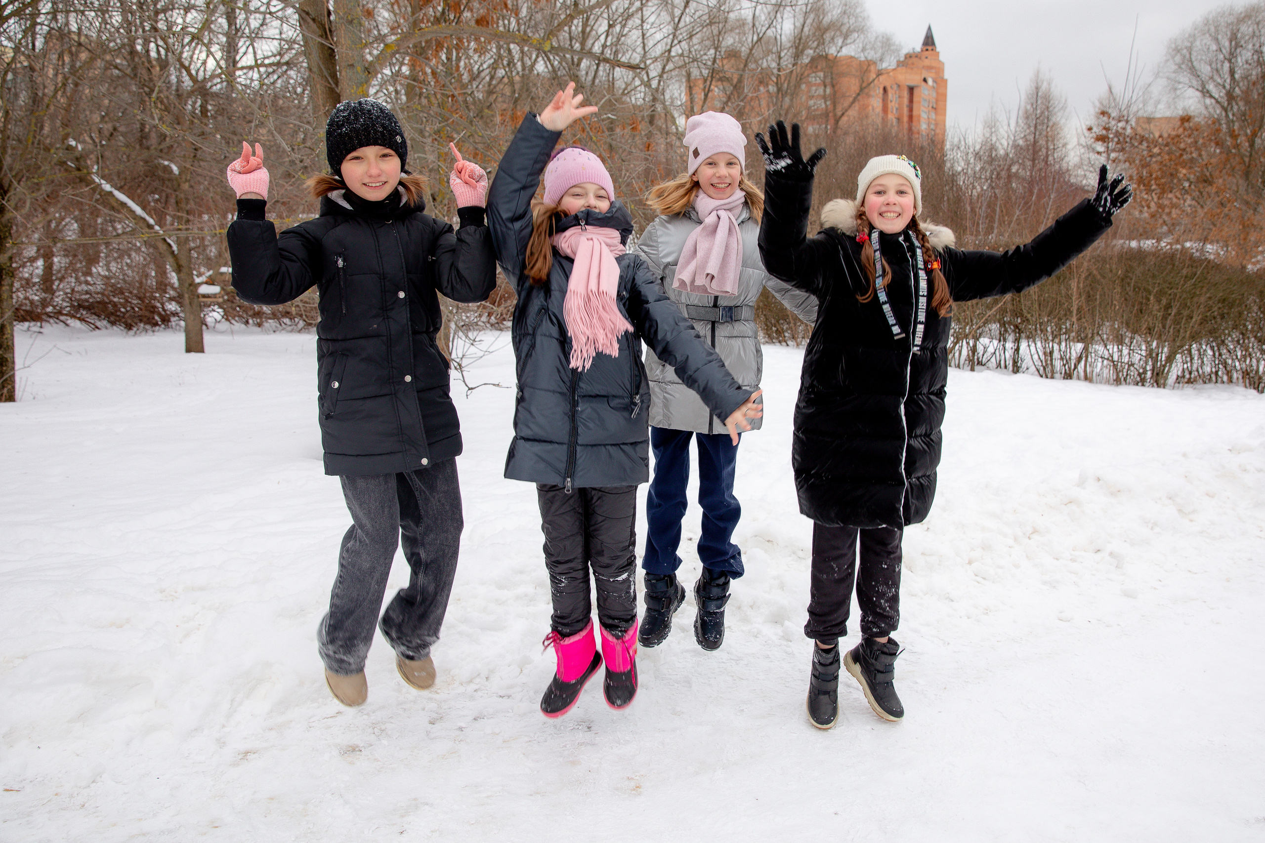 Зимняя прогулка с 4 классом. Фотограф и режиссер Московко Екатерина