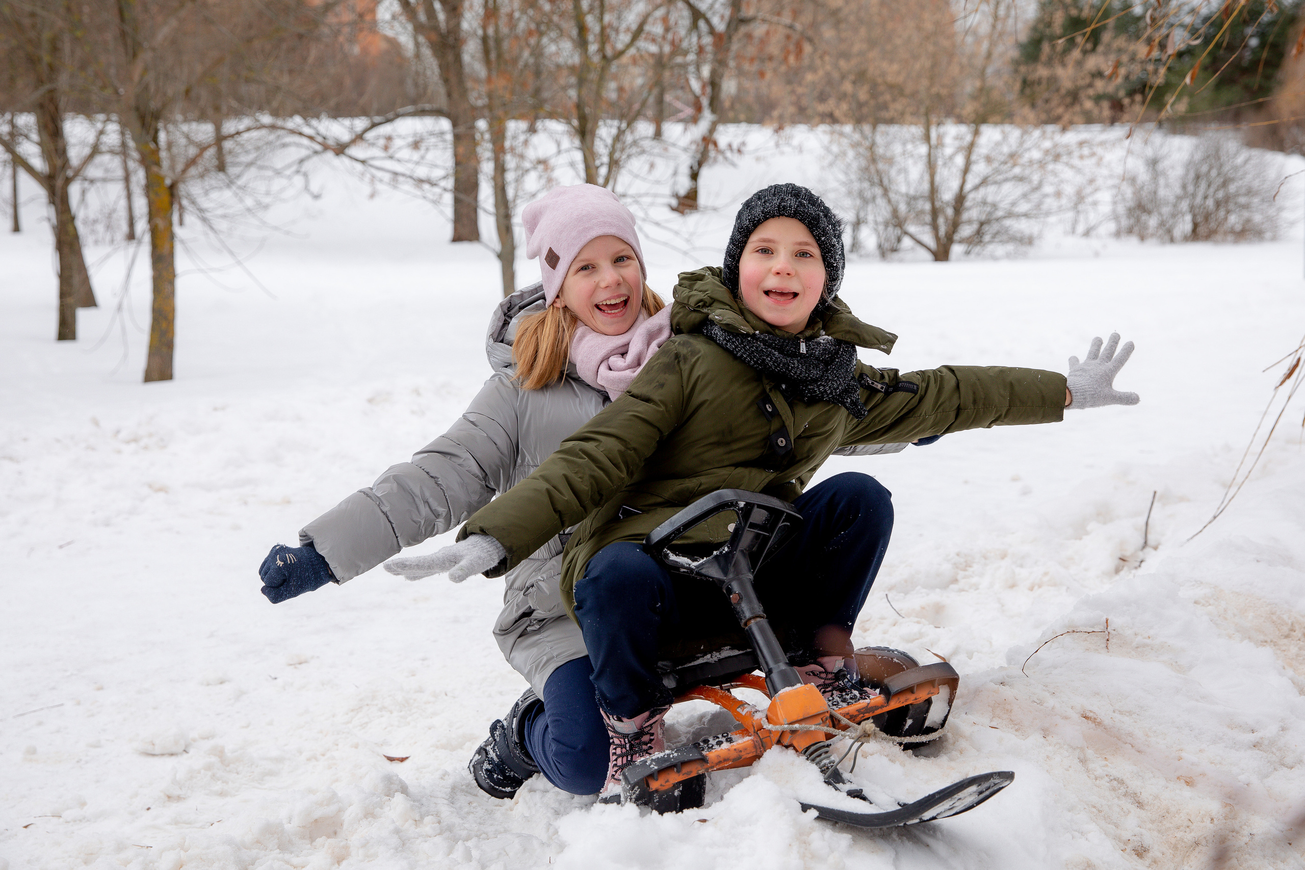 Зимняя прогулка с 4 классом. Фотограф и режиссер Московко Екатерина