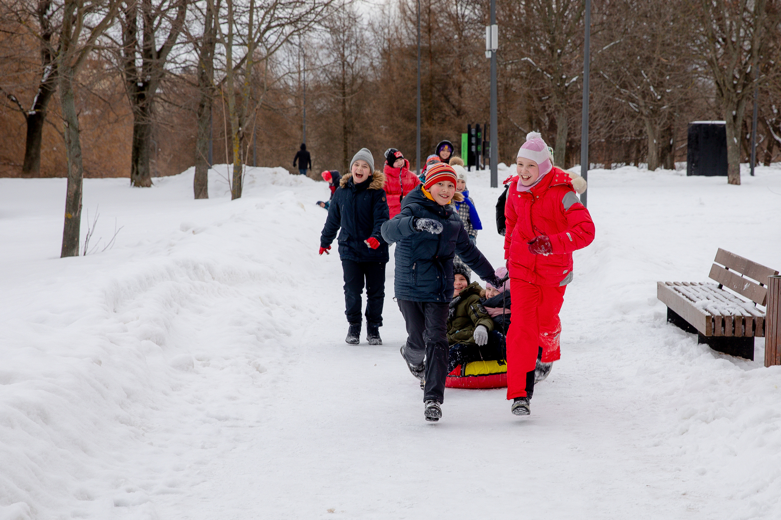 Зимняя прогулка с 4 классом. Фотограф и режиссер Московко Екатерина