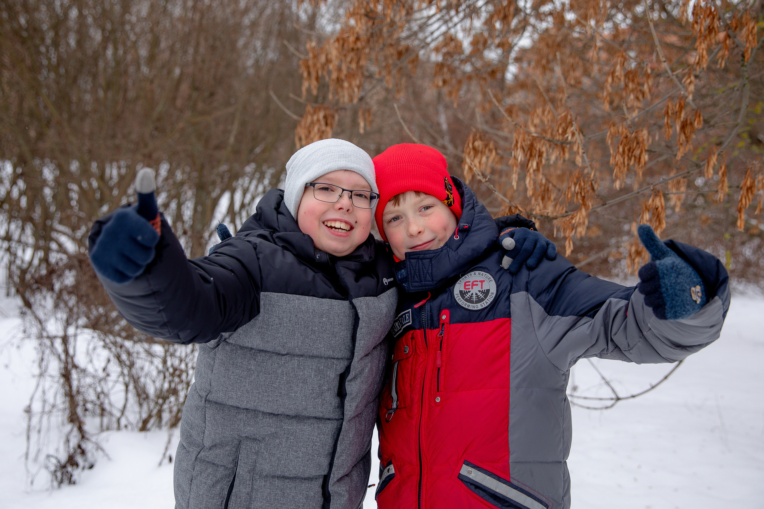Зимняя прогулка с 4 классом. Фотограф и режиссер Московко Екатерина