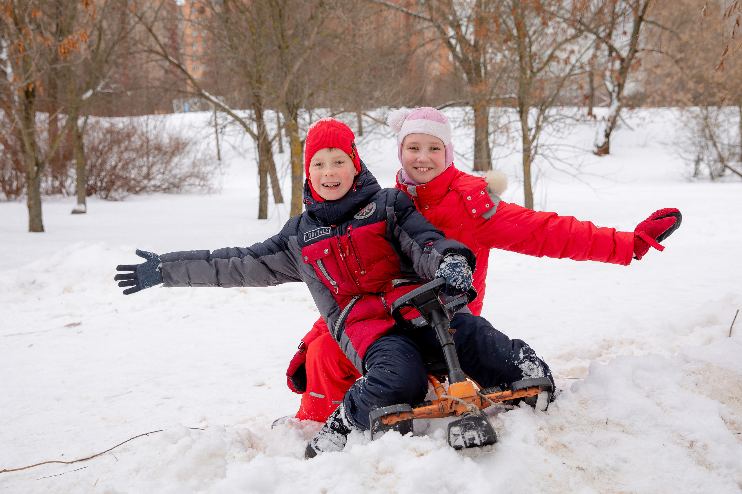 Зимняя прогулка с 4 классом. Фотограф и режиссер Московко Екатерина