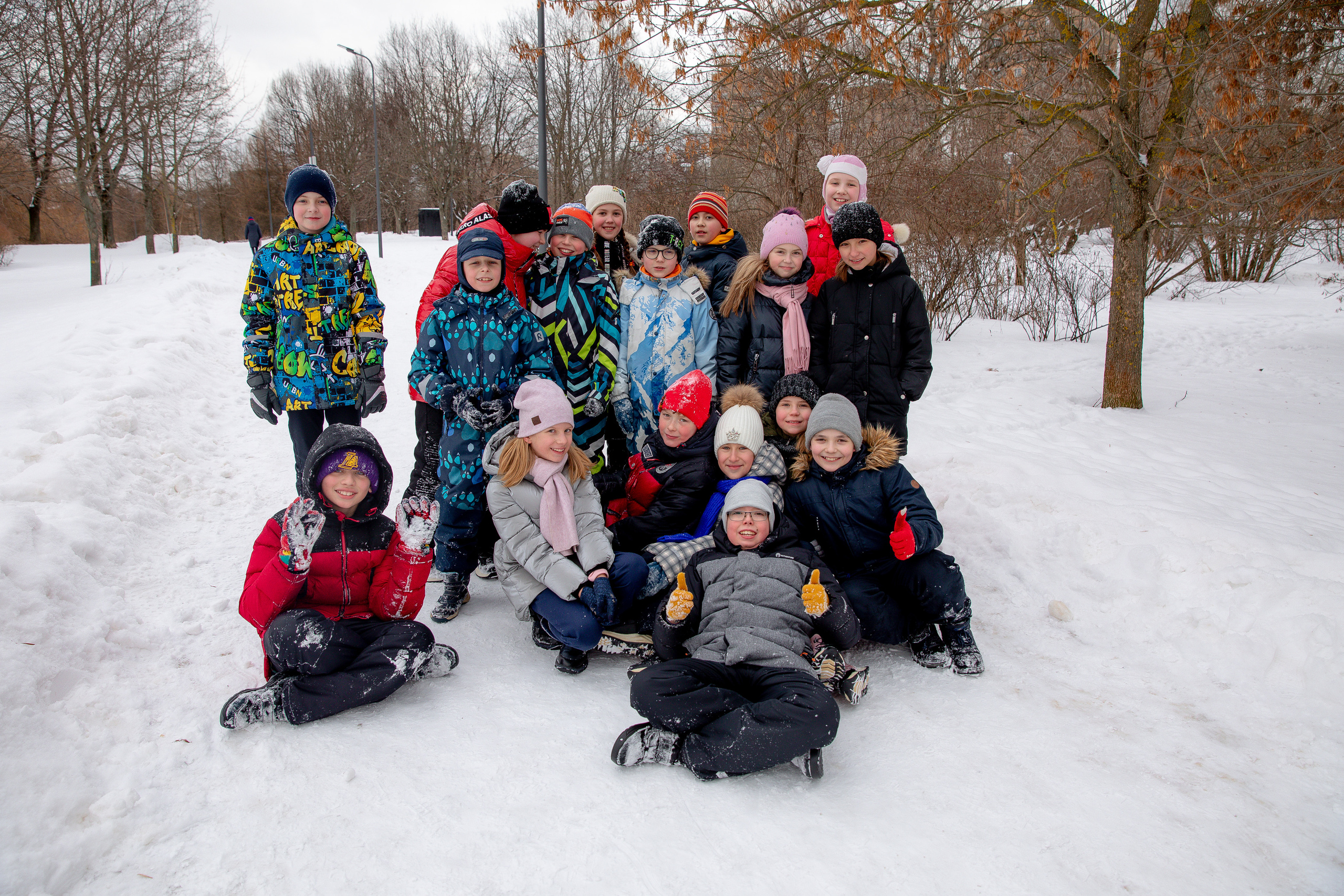 Зимняя прогулка с 4 классом. Фотограф и режиссер Московко Екатерина