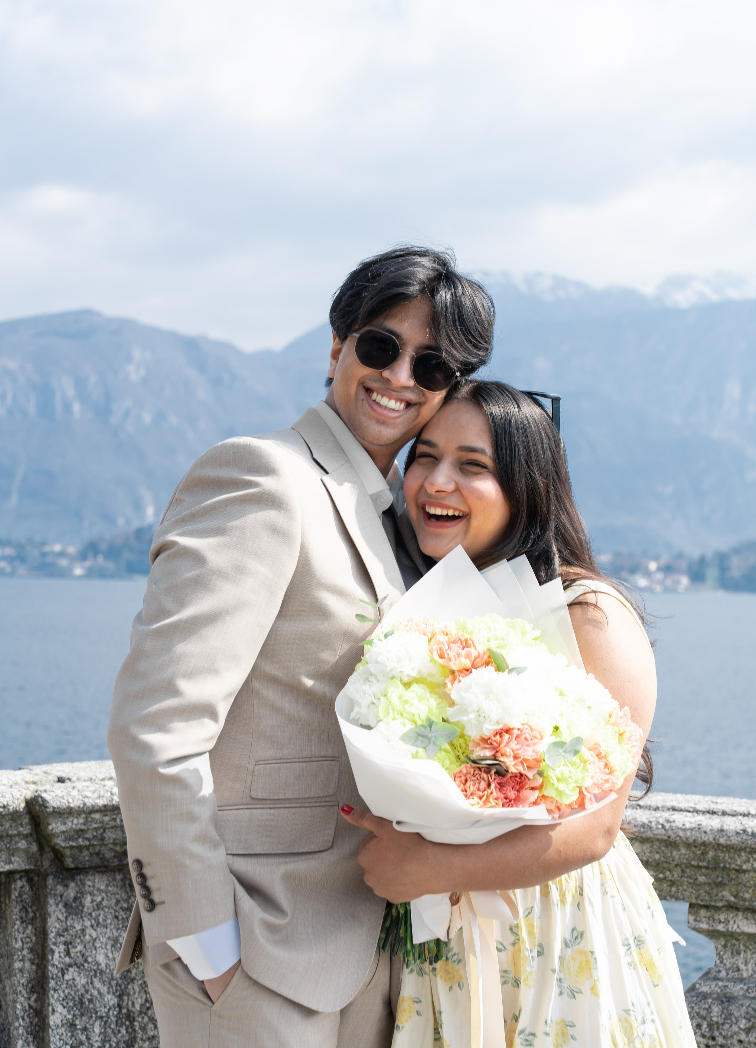 Addy & Fiance. Maria Anistratova | Destination Photographer, Videographer & Drone Pilot — Lake Como