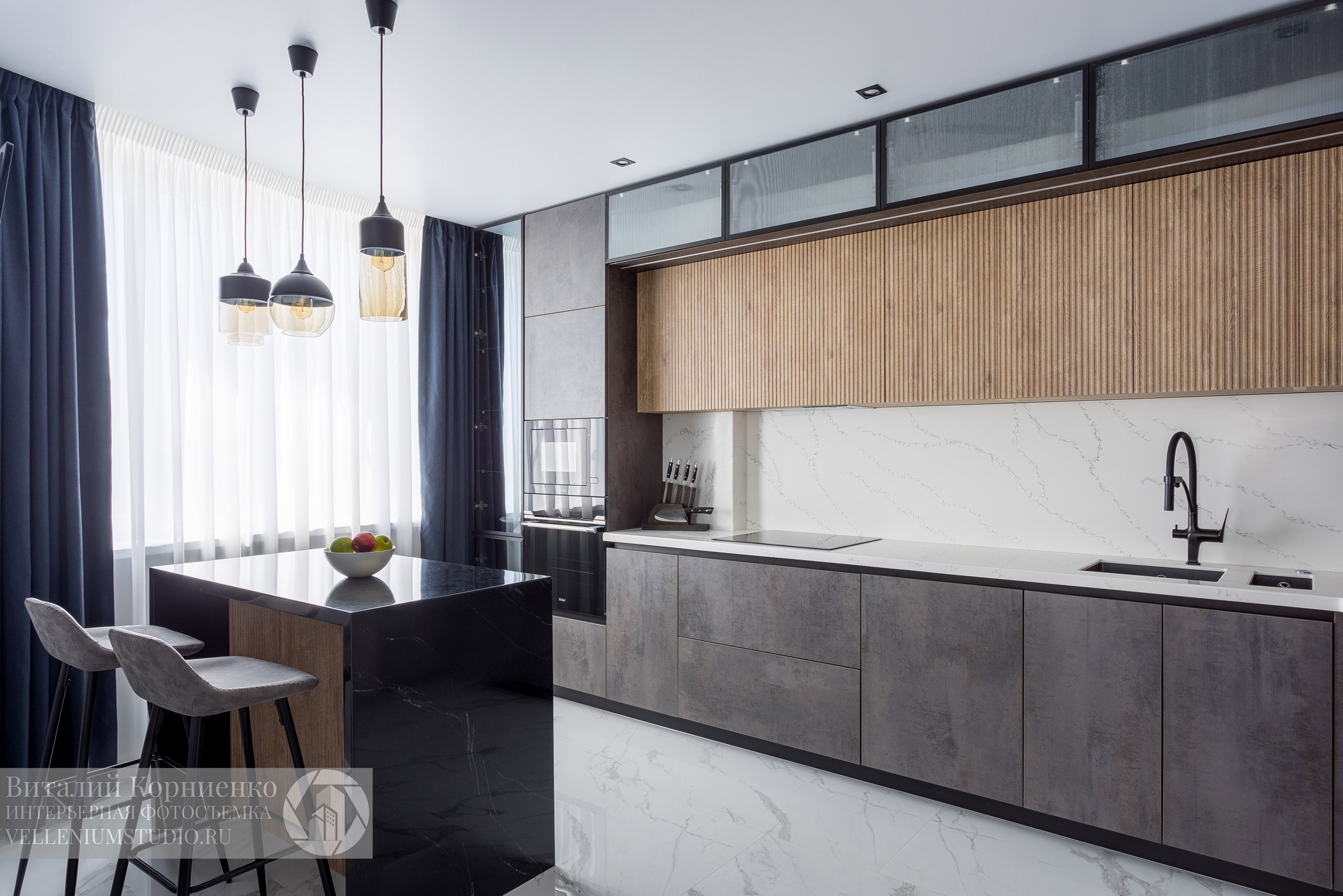 Фотосъемка реализованного дизайн проекта для портфолио дизайнера интерьера. Интерьерный фотограф Краснодар: профессионально по доступным ценам