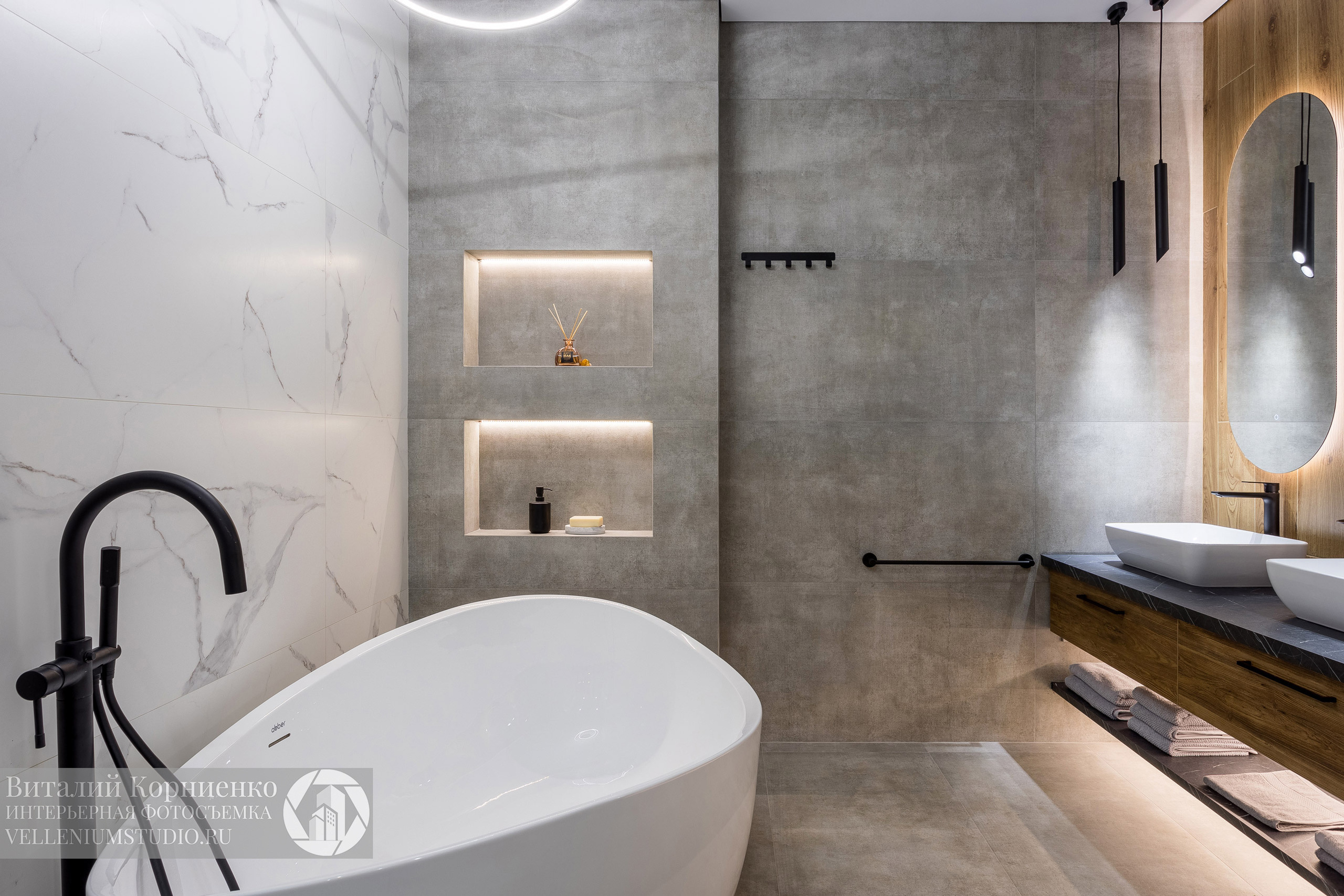 Фотосъемка реализованного дизайн проекта для портфолио дизайнера интерьера. Интерьерный фотограф Краснодар: профессионально по доступным ценам